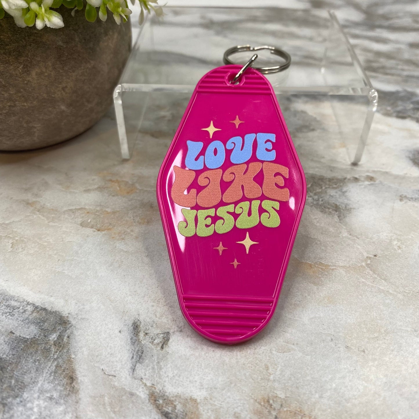 Keychain - Hotel Key - Love Like Jesus