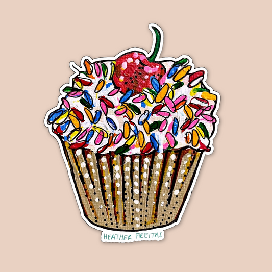 Cupcake Sticker
