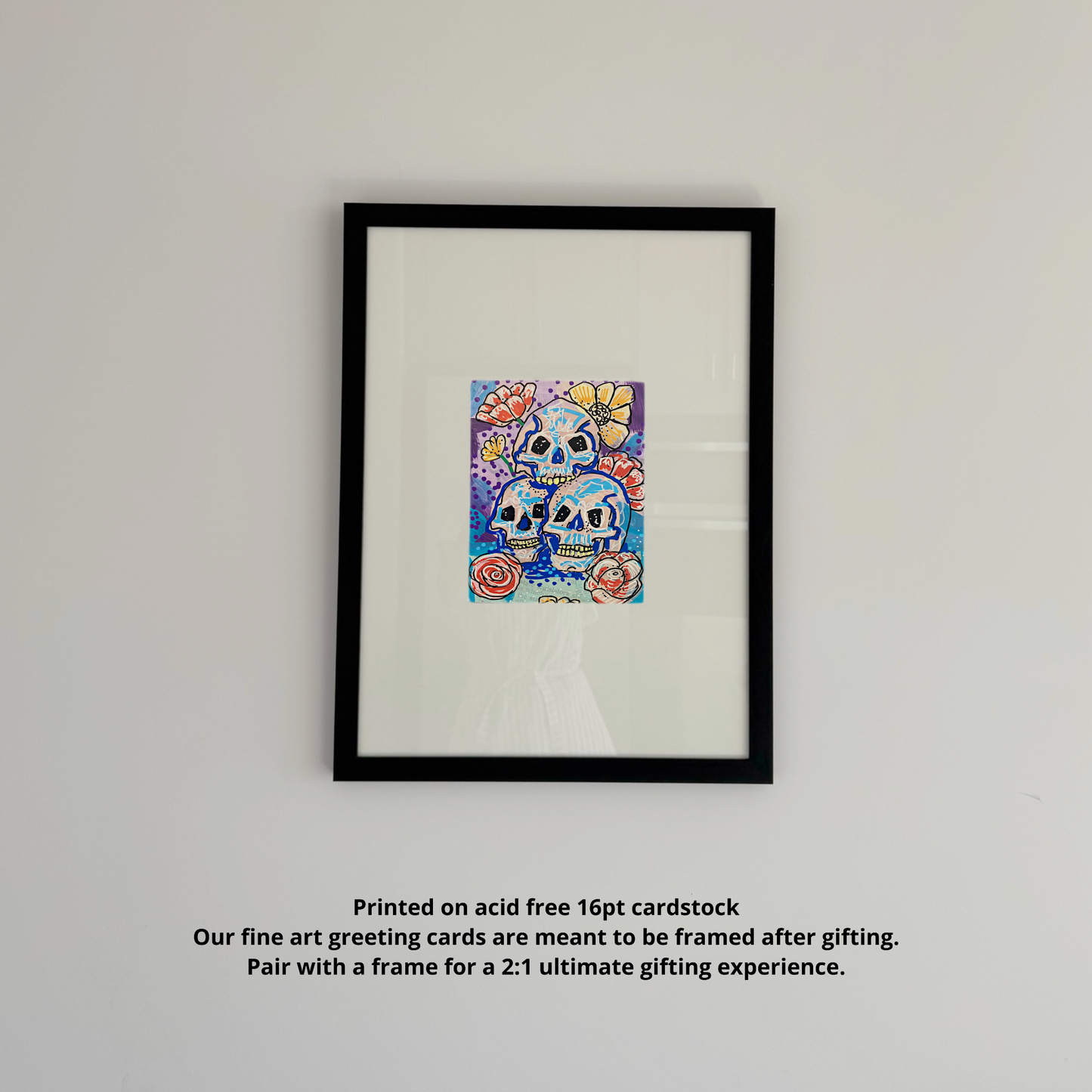 Three Skulls - Greeting Card / Fine Art Print