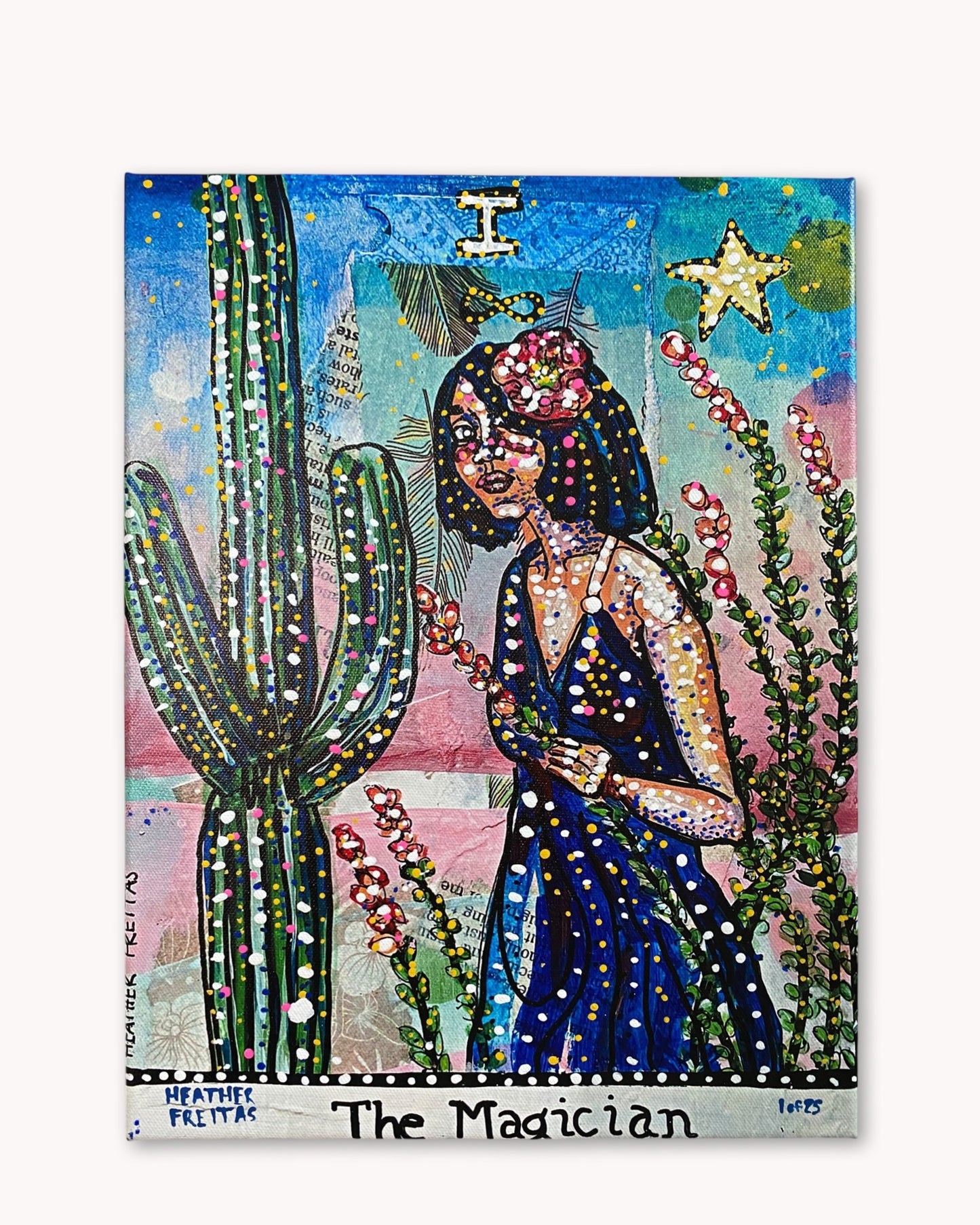 The Magician Hand Embellished Canvas Print ( 1 Left )