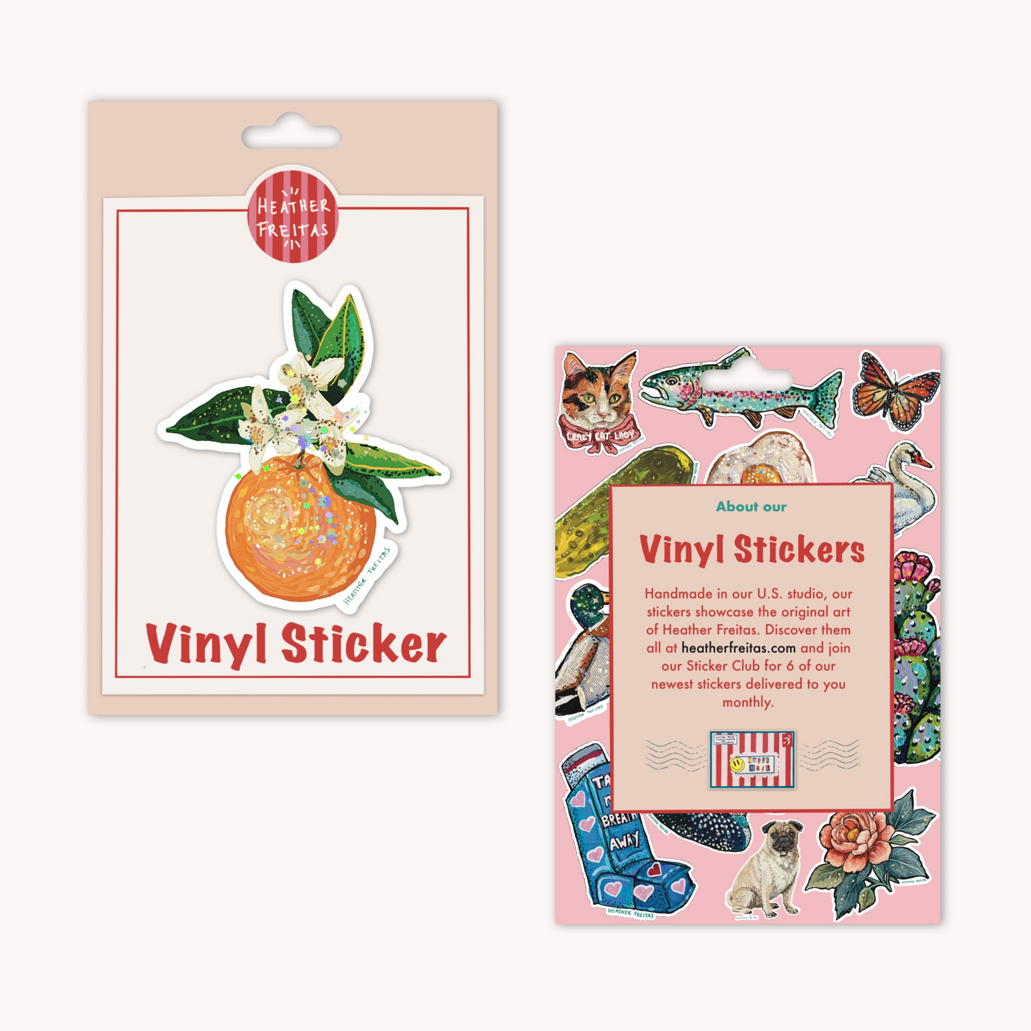 Orange Sticker