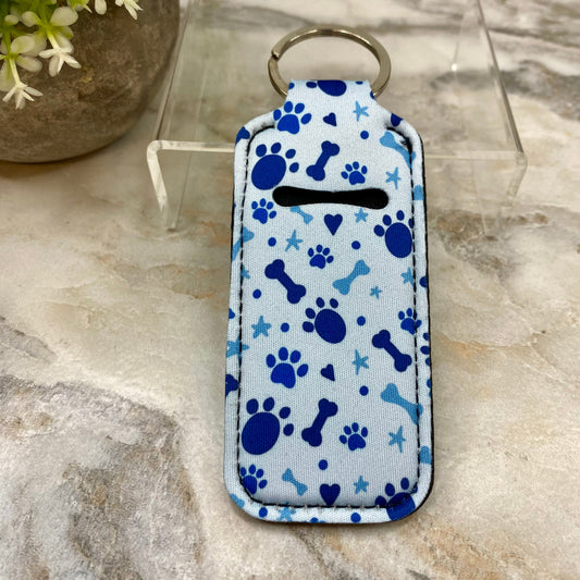 Lip Balm Chapstick Holder - Paw - Blue