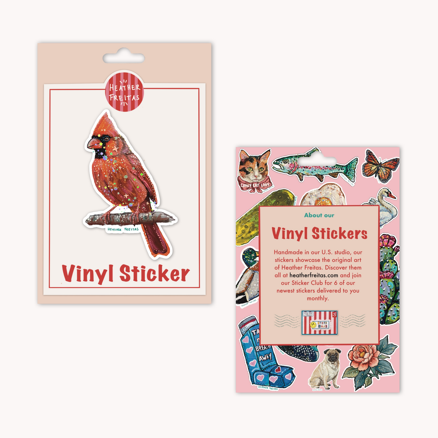Cardinal Sticker