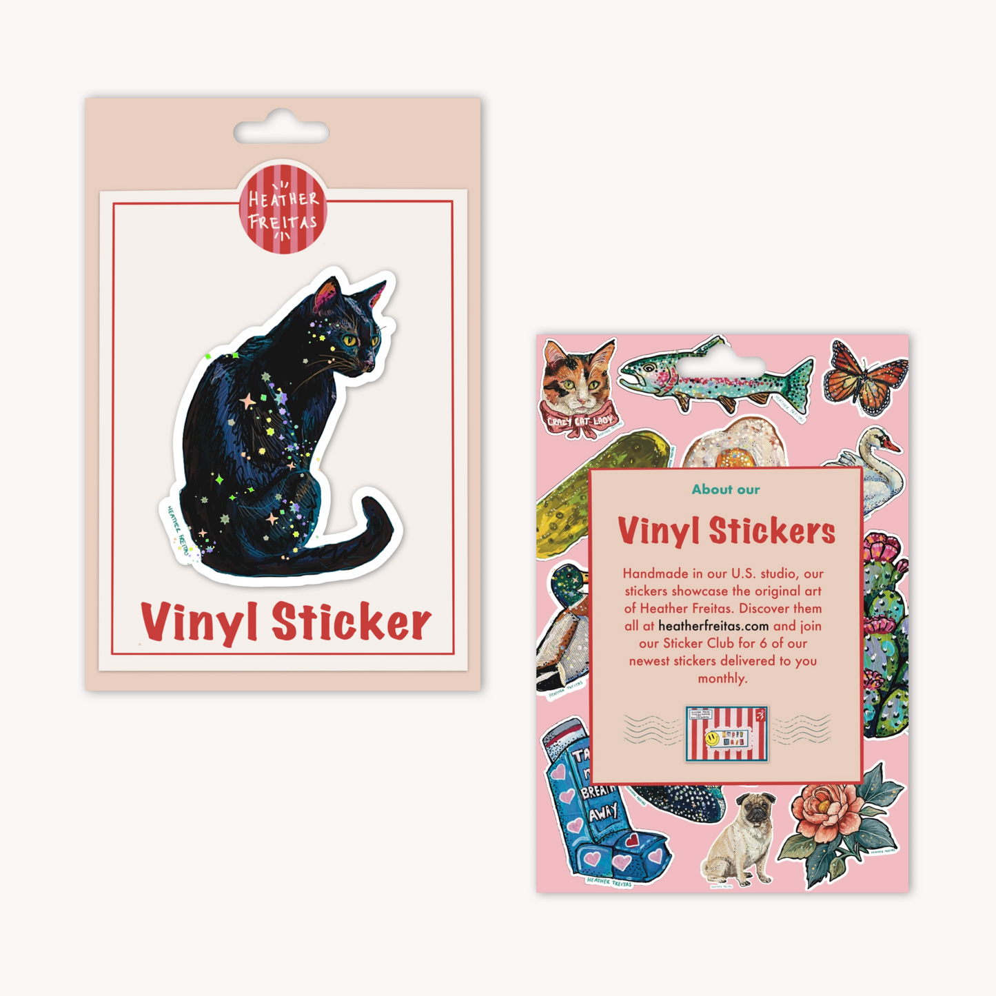 Black Cat Sticker
