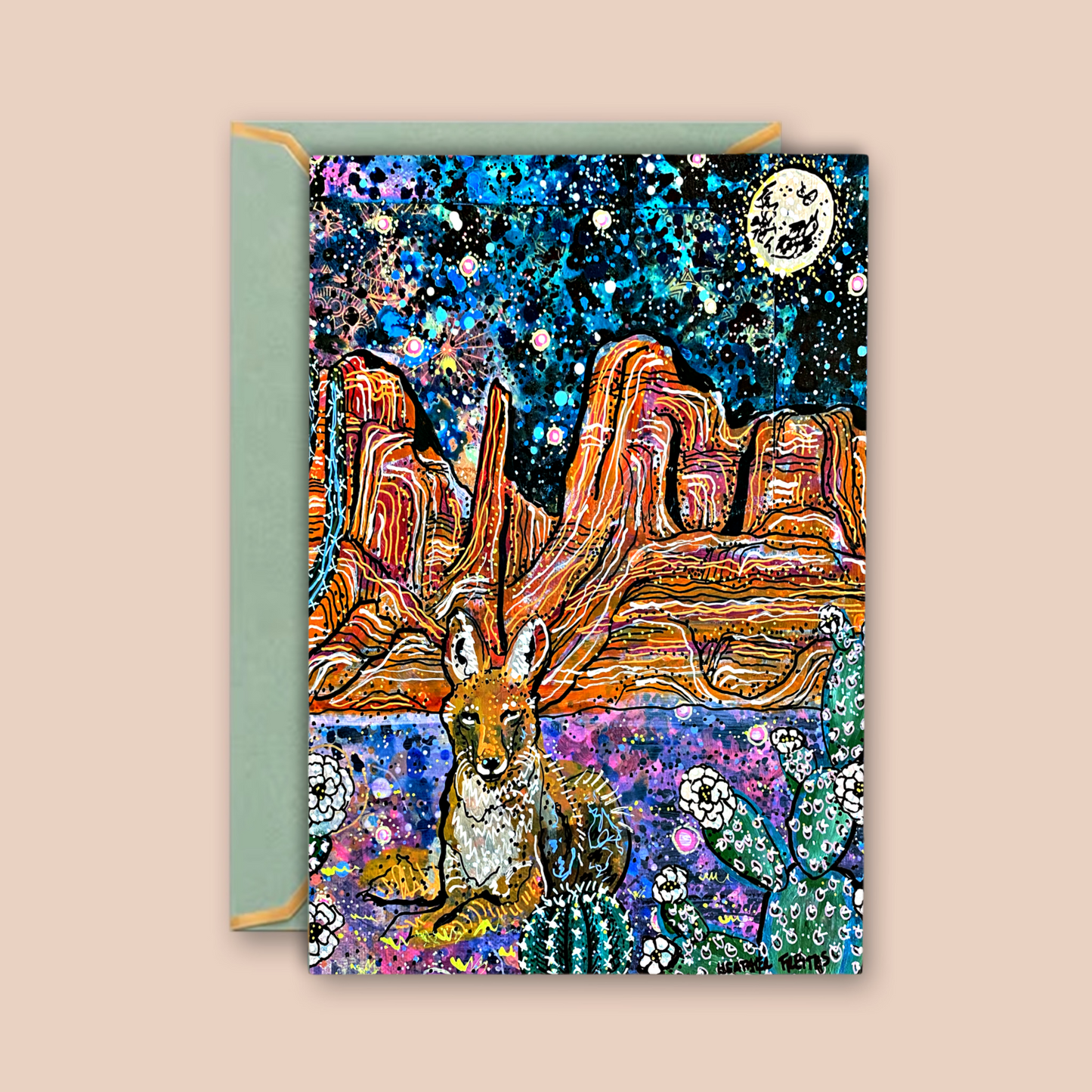 Coyote Song - Greeting Card / Fine Art Print