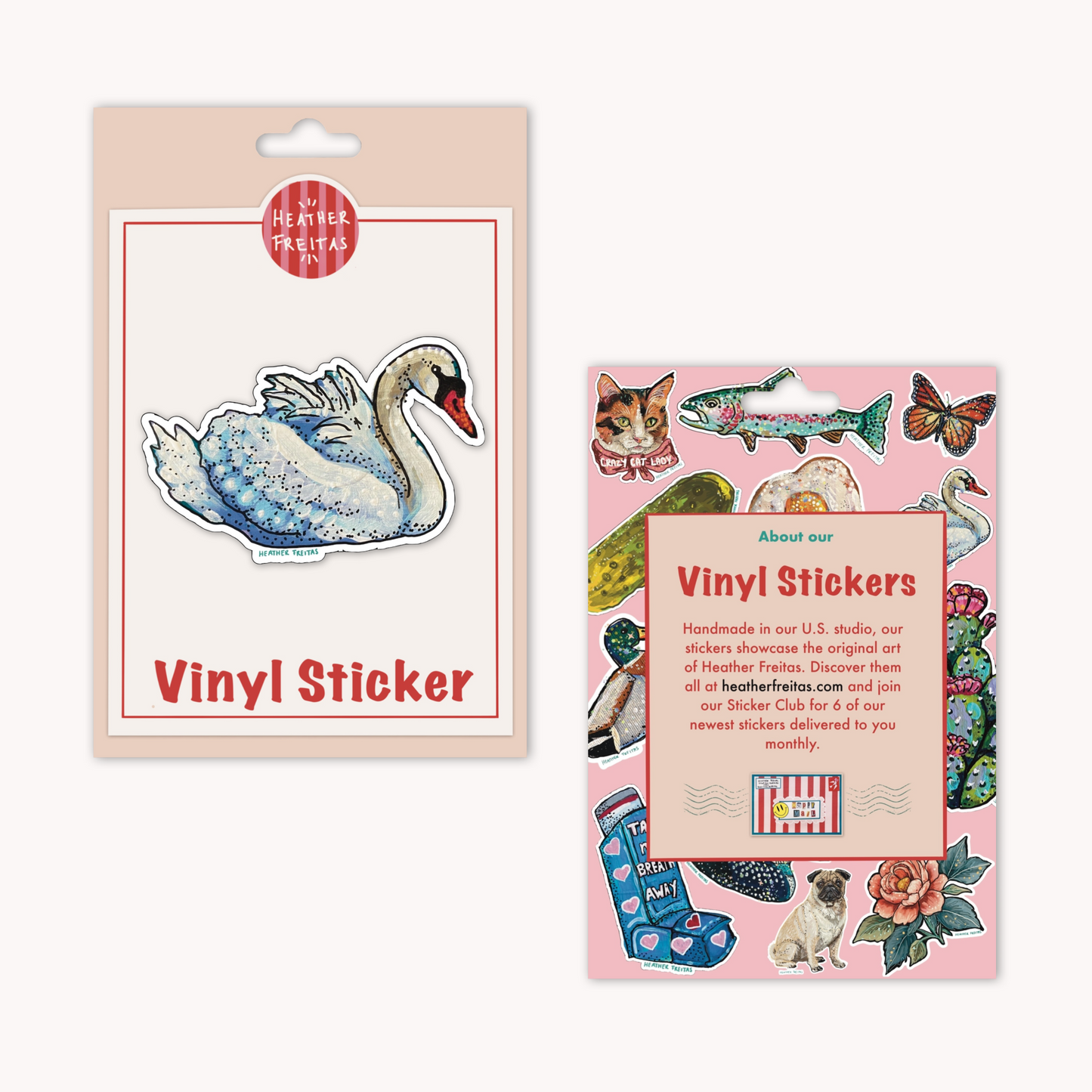 Swan Sticker