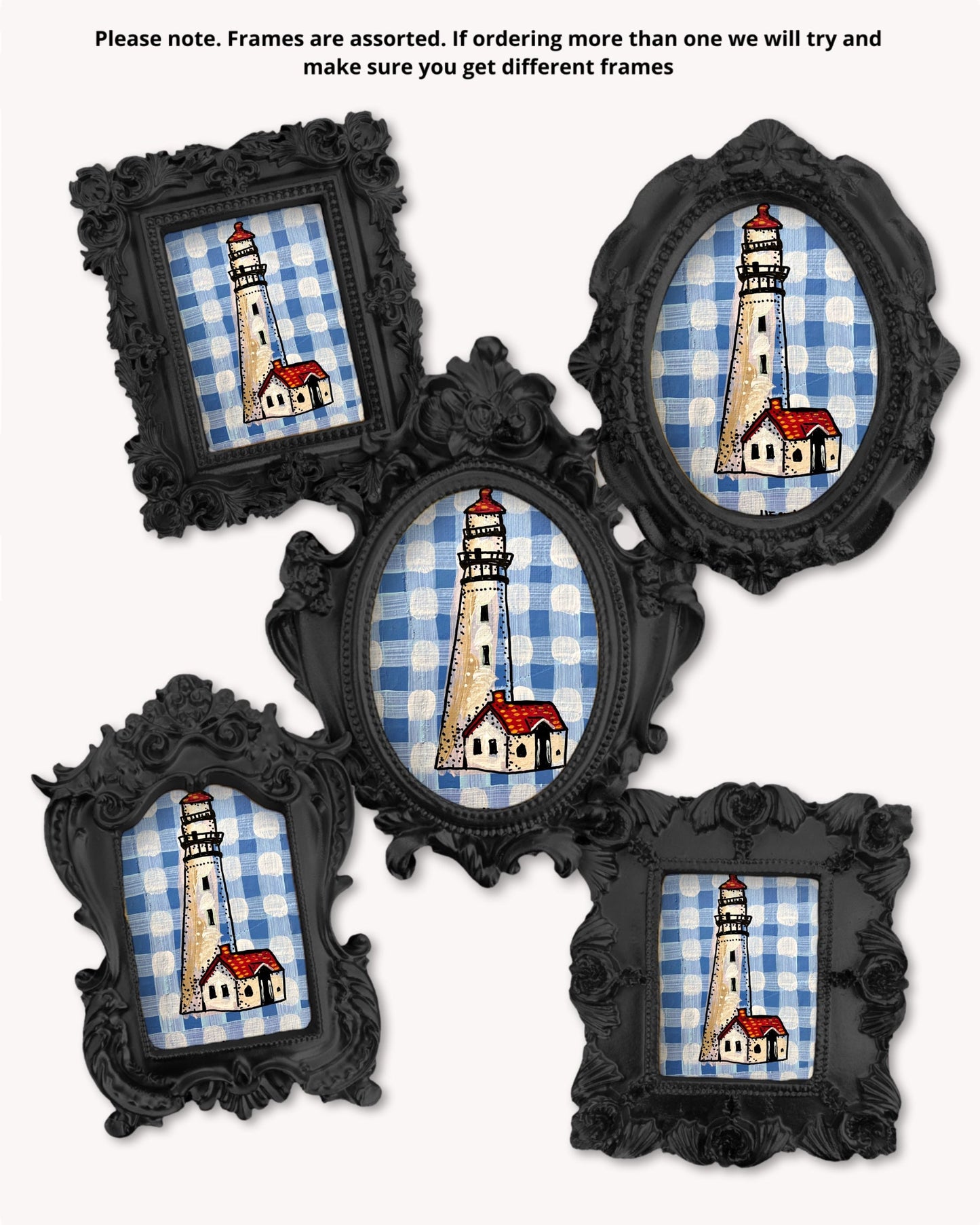 Lighthouse - Mini framed print
