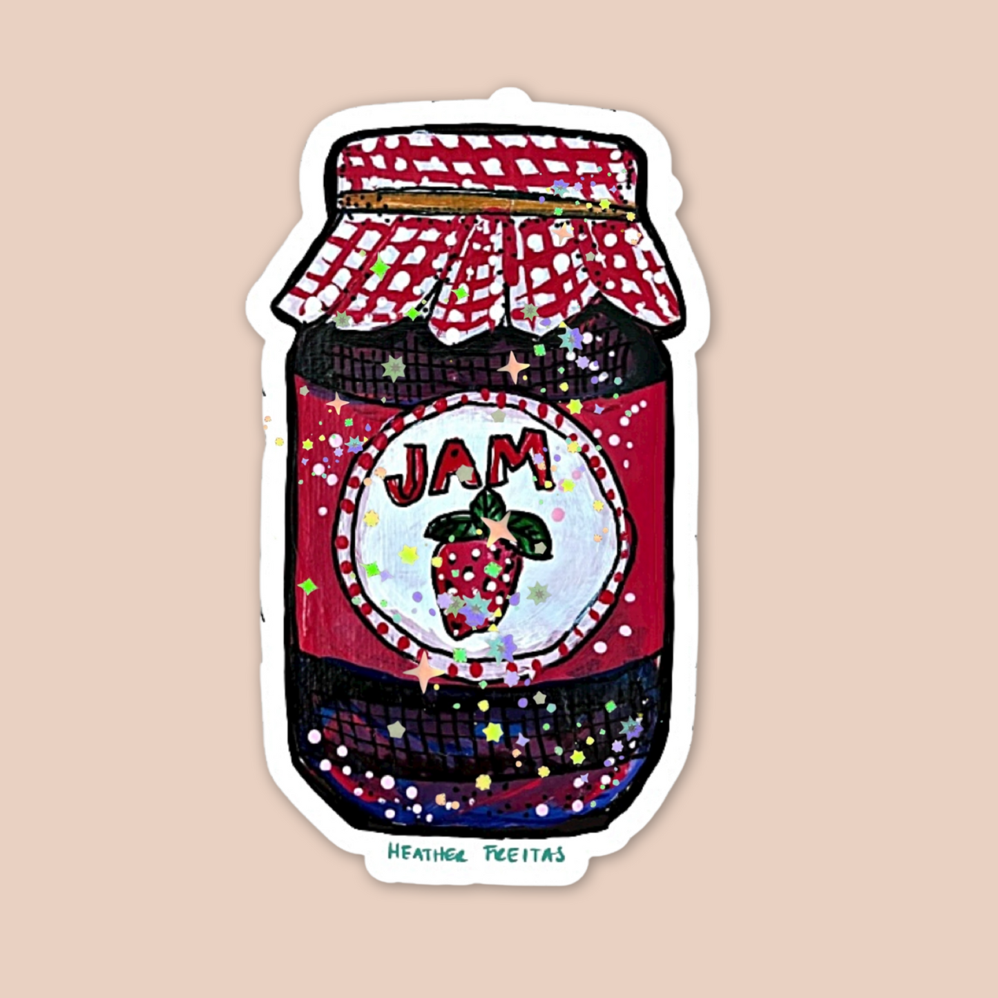 Strawberry Jam Sticker