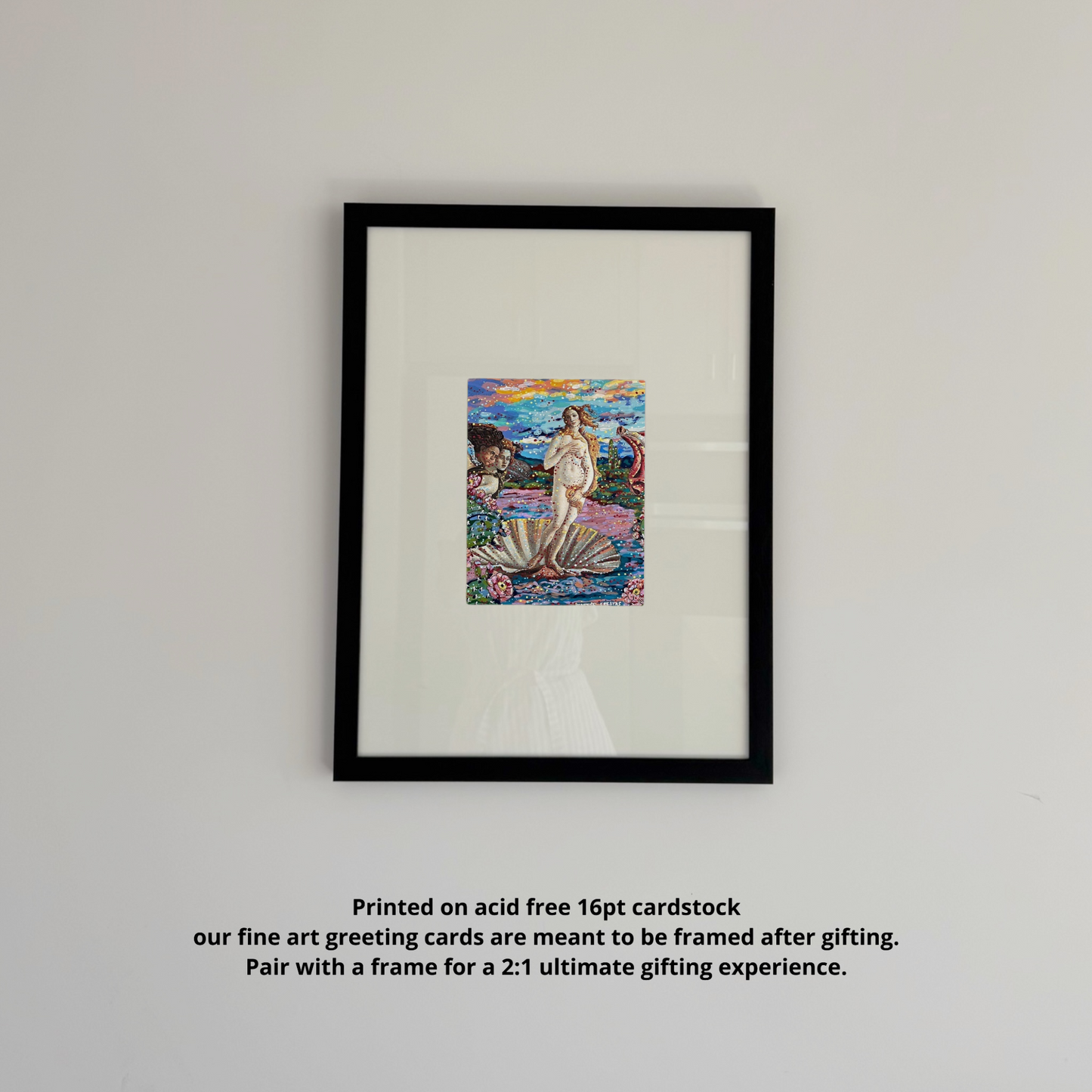 Desert Birth Of Venus - Greeting Card / Fine Art Print