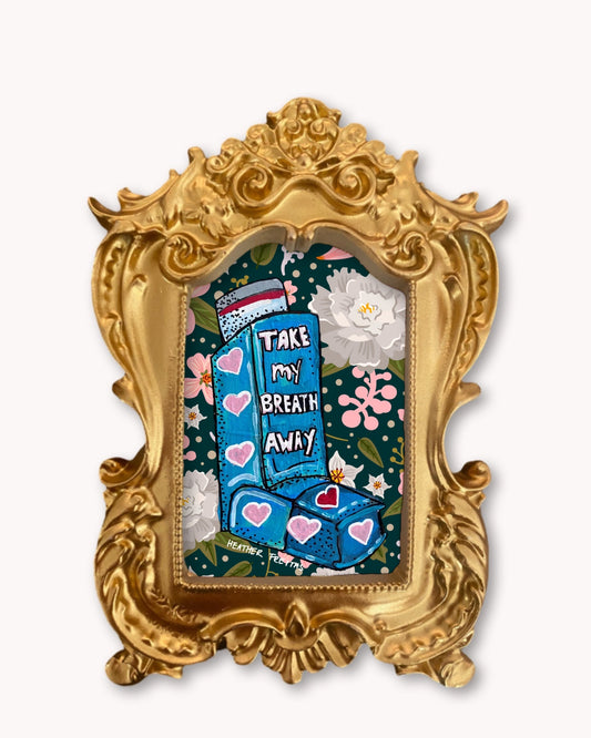 Take my Breath Away - Mini framed print
