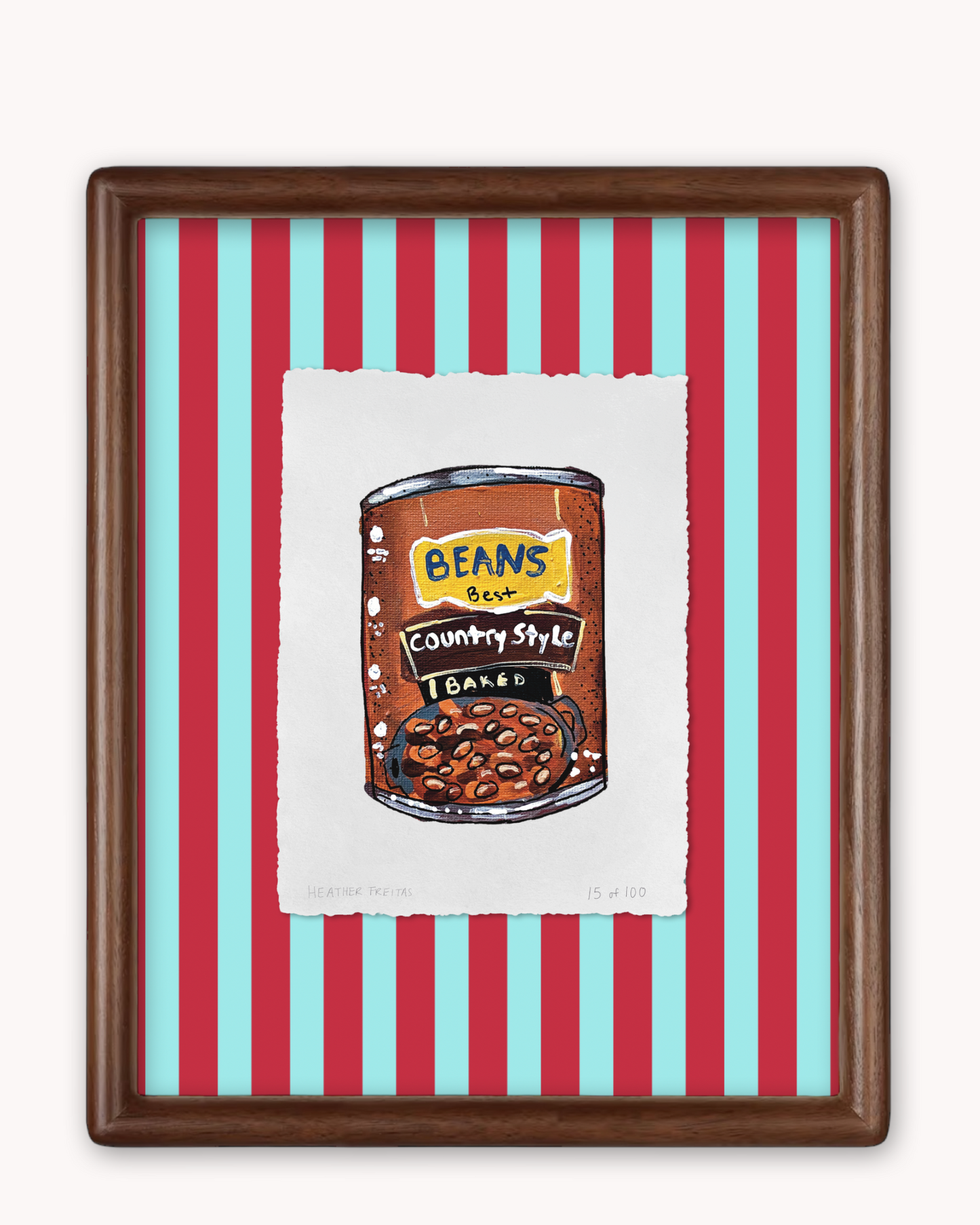 Baked Beans Limited Edition Framed Print
