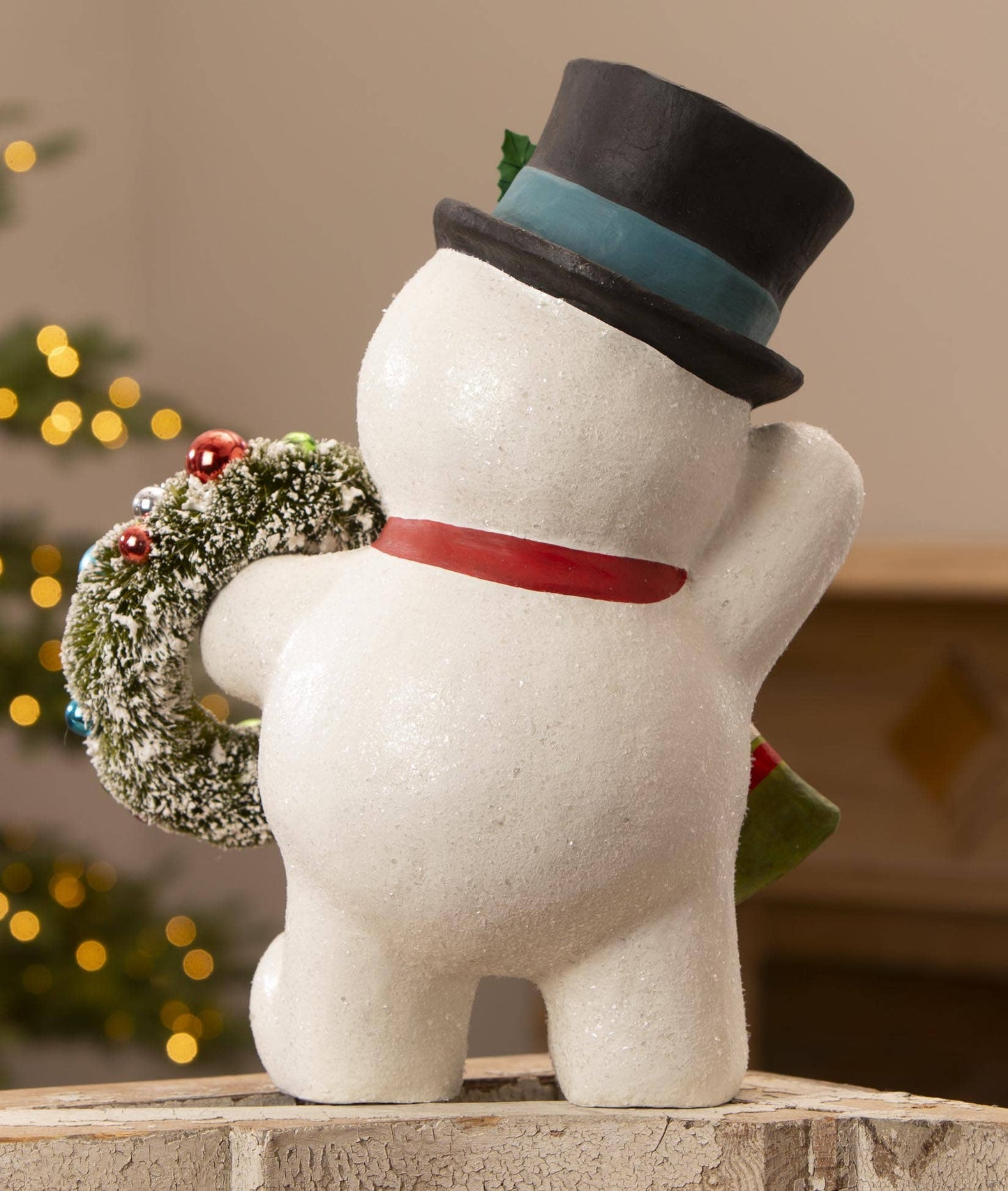 Large Snowman with Wreath By Bethany Lowe SECOND