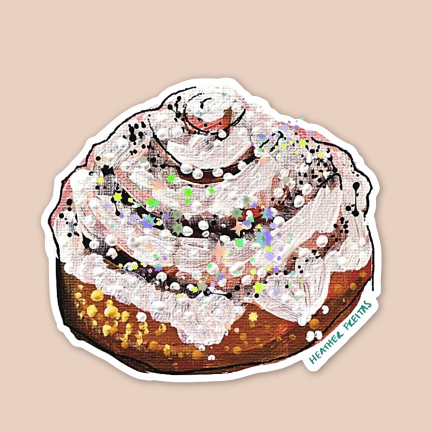 Cinnamon Roll Sticker