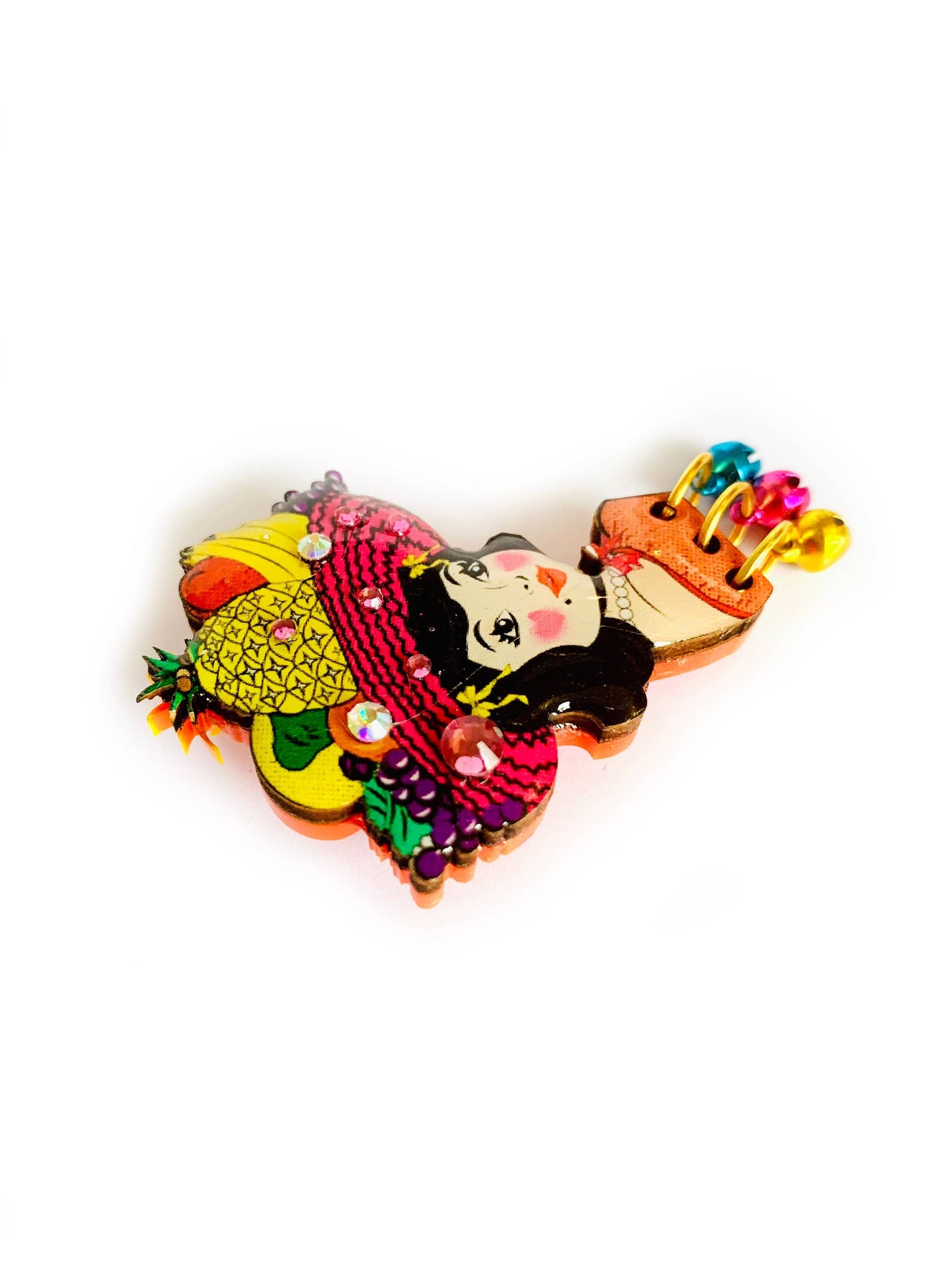 Miss Tutty Fruity Brooch by Rosie Rose Parker
