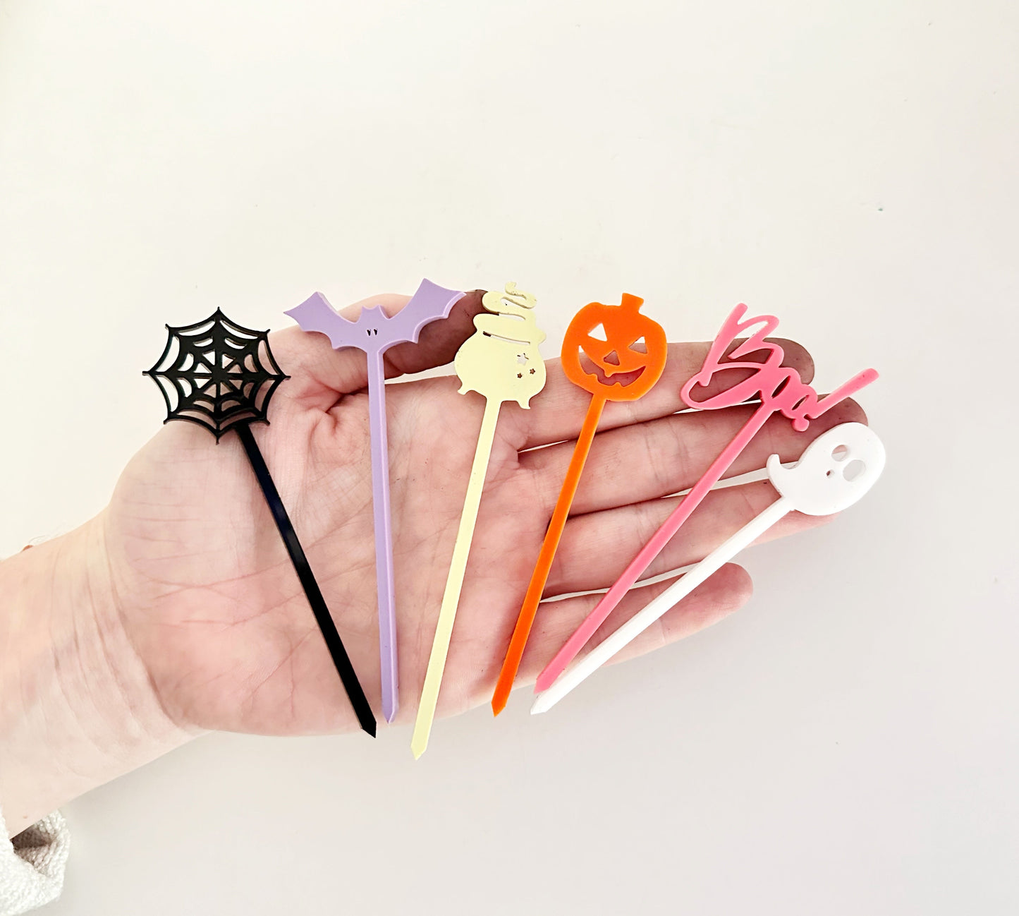 Halloween Food Pick/Skewer Set - Brights
