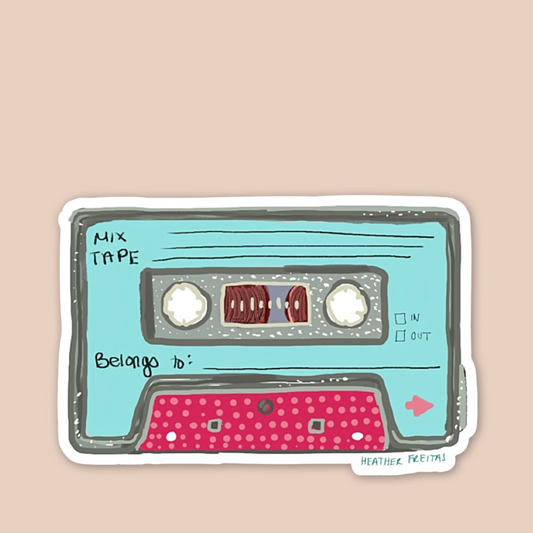 Teal Mixtape Sticker