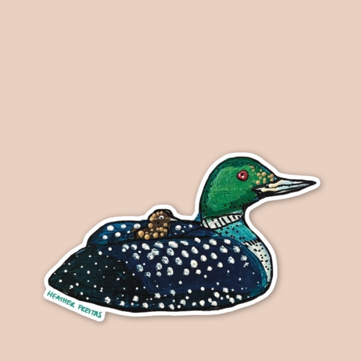 Loon Sticker