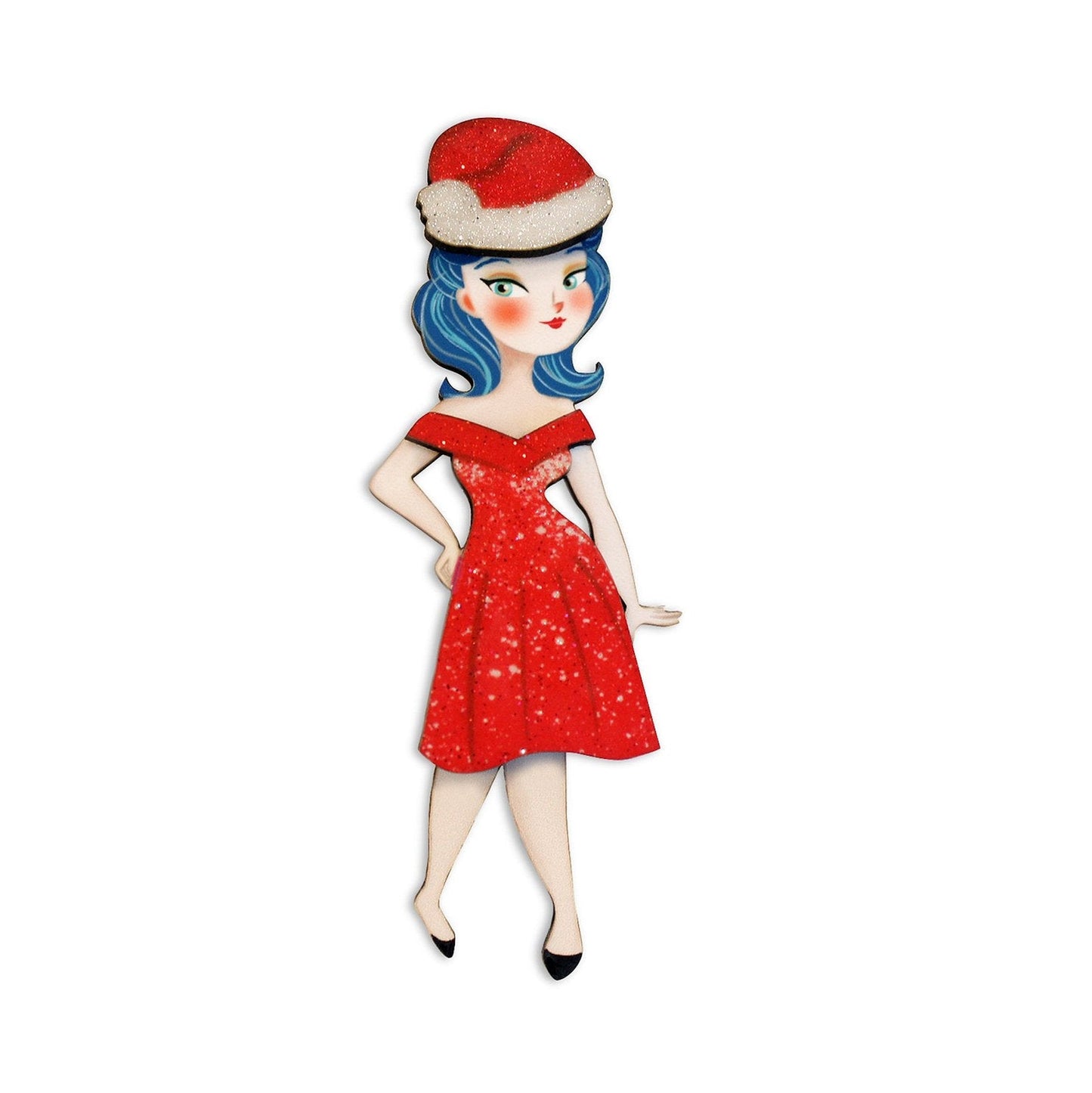 Christmas Holiday Outfit Brooches by Laliblue