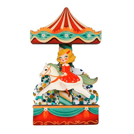 Carousel Brooch by Laliblue
