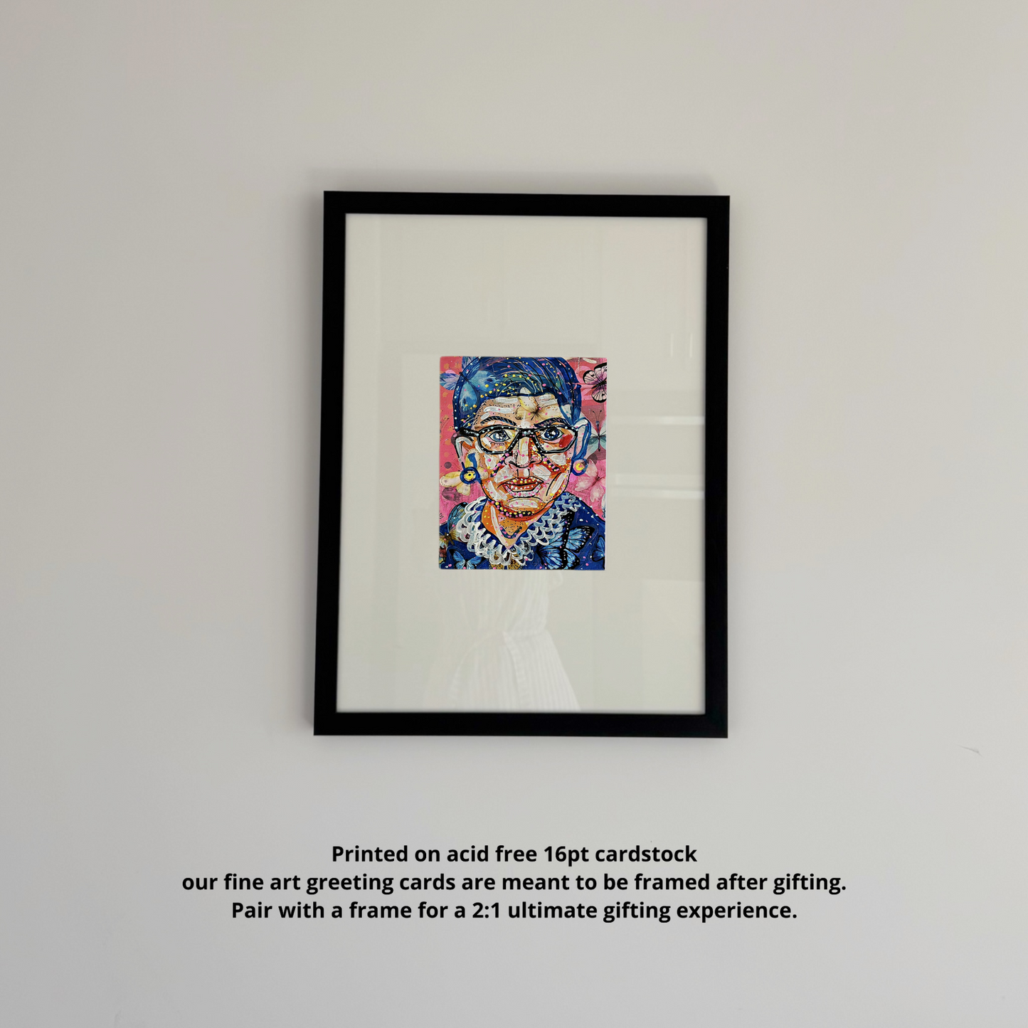 RBG Butterfly - Greeting Card / Fine Art Print