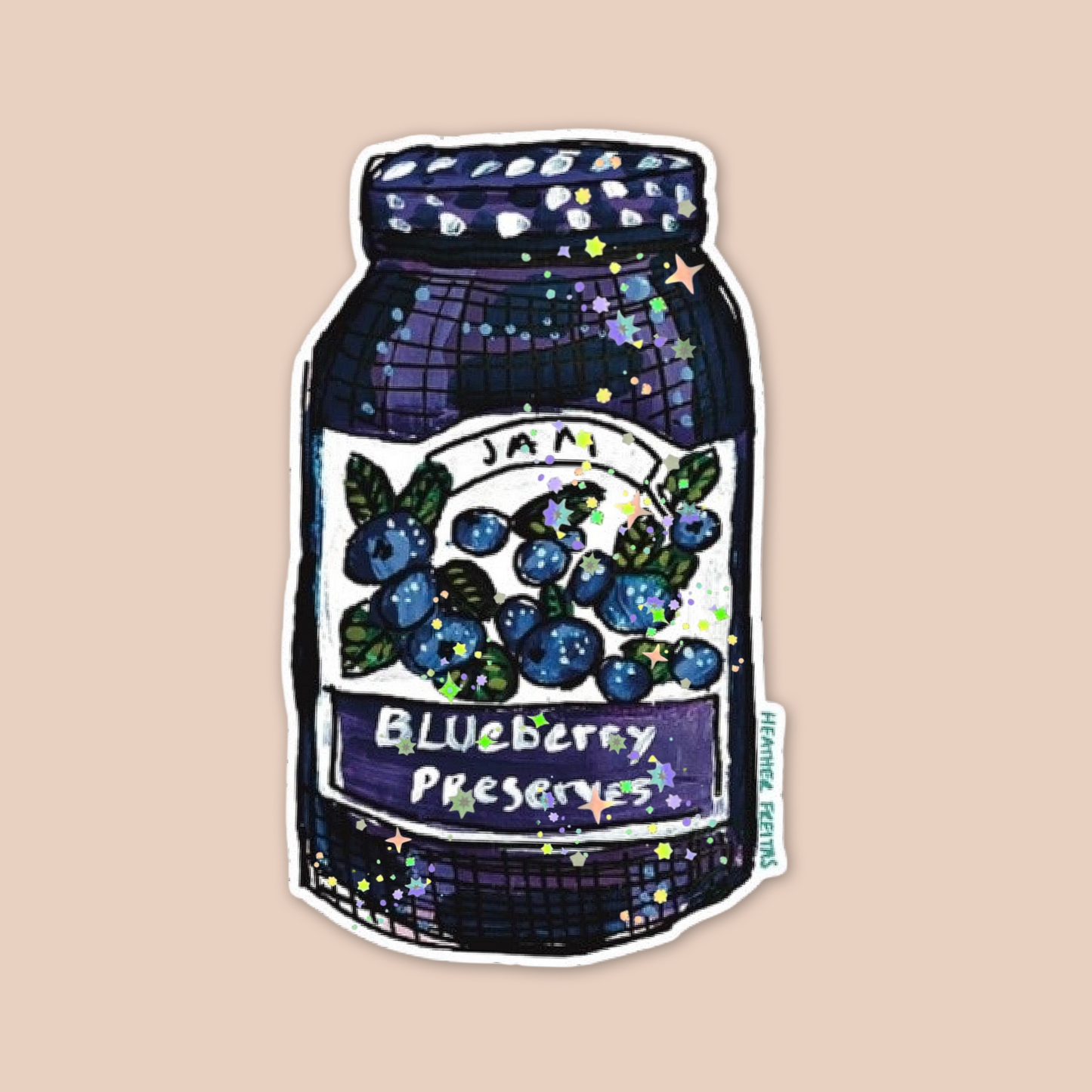 Blueberry Jam Sticker