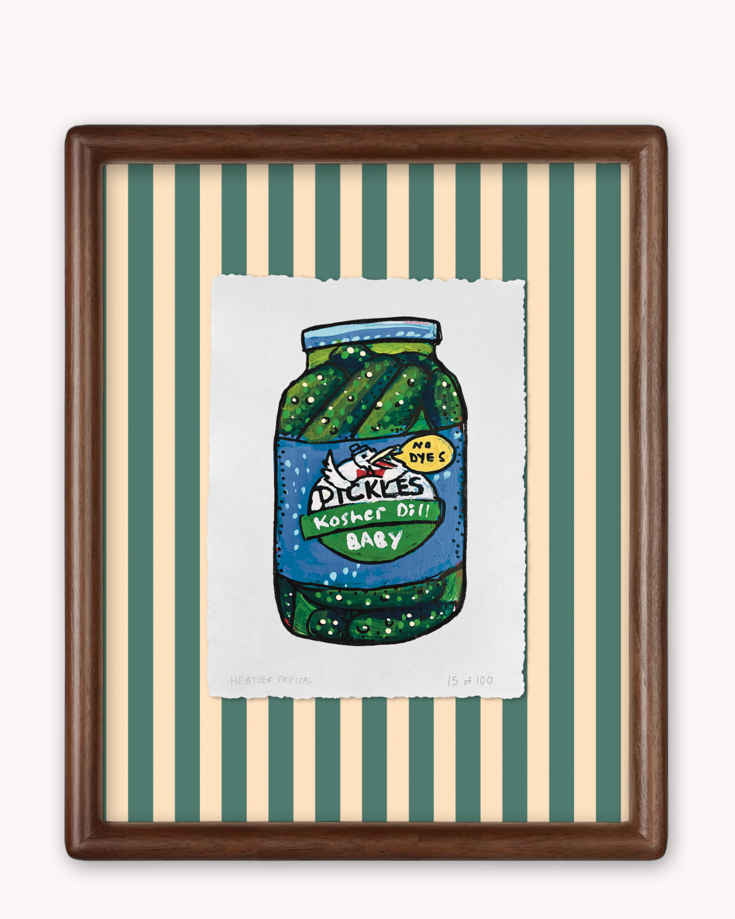 Pickle Jar Limited Edition Framed Print