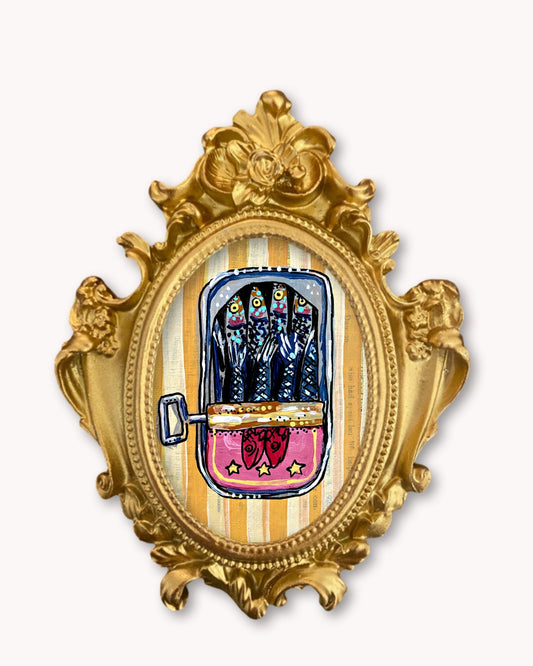 Sardines - Mini framed print