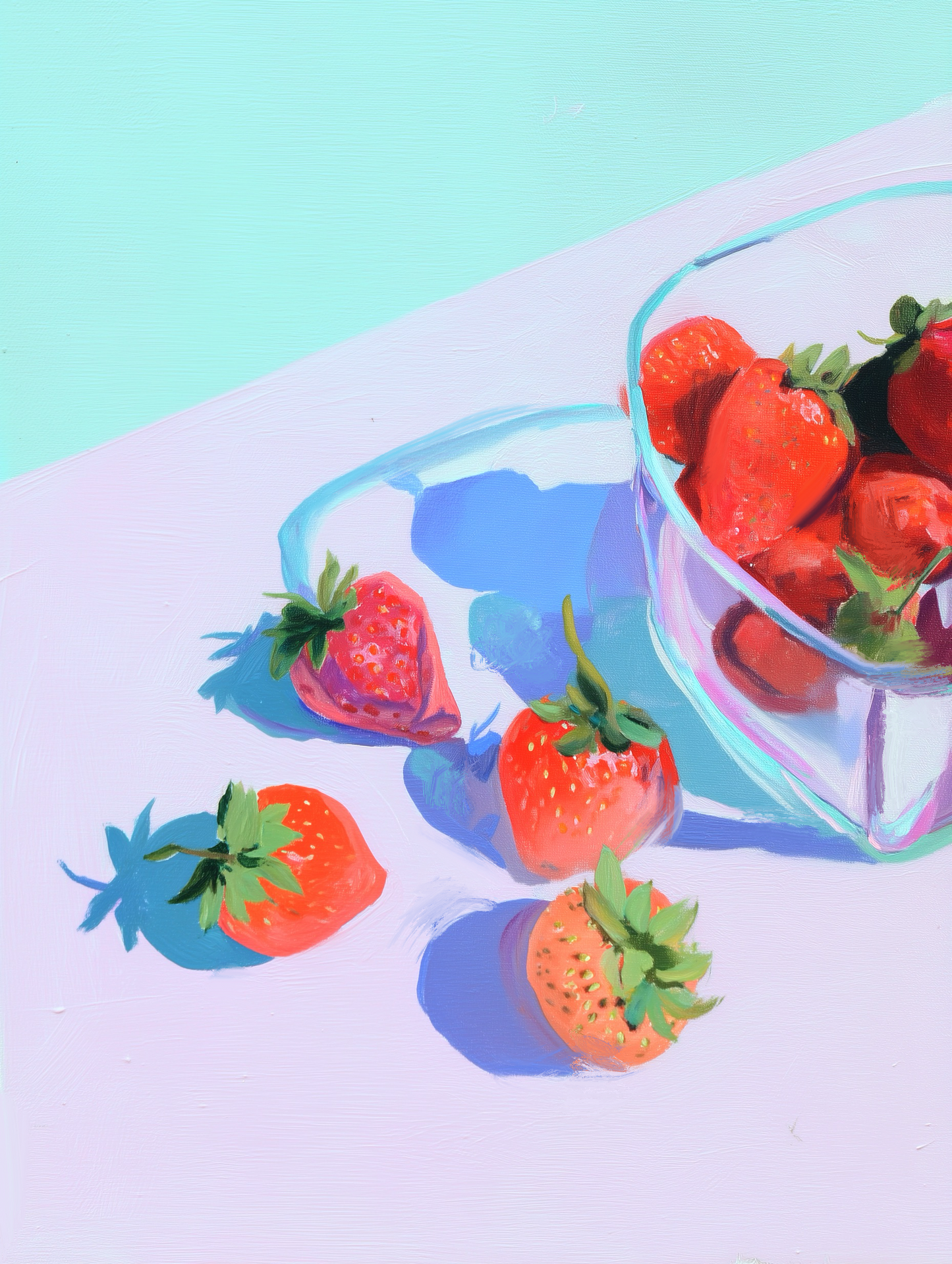 Strawberry Study - Original Painting