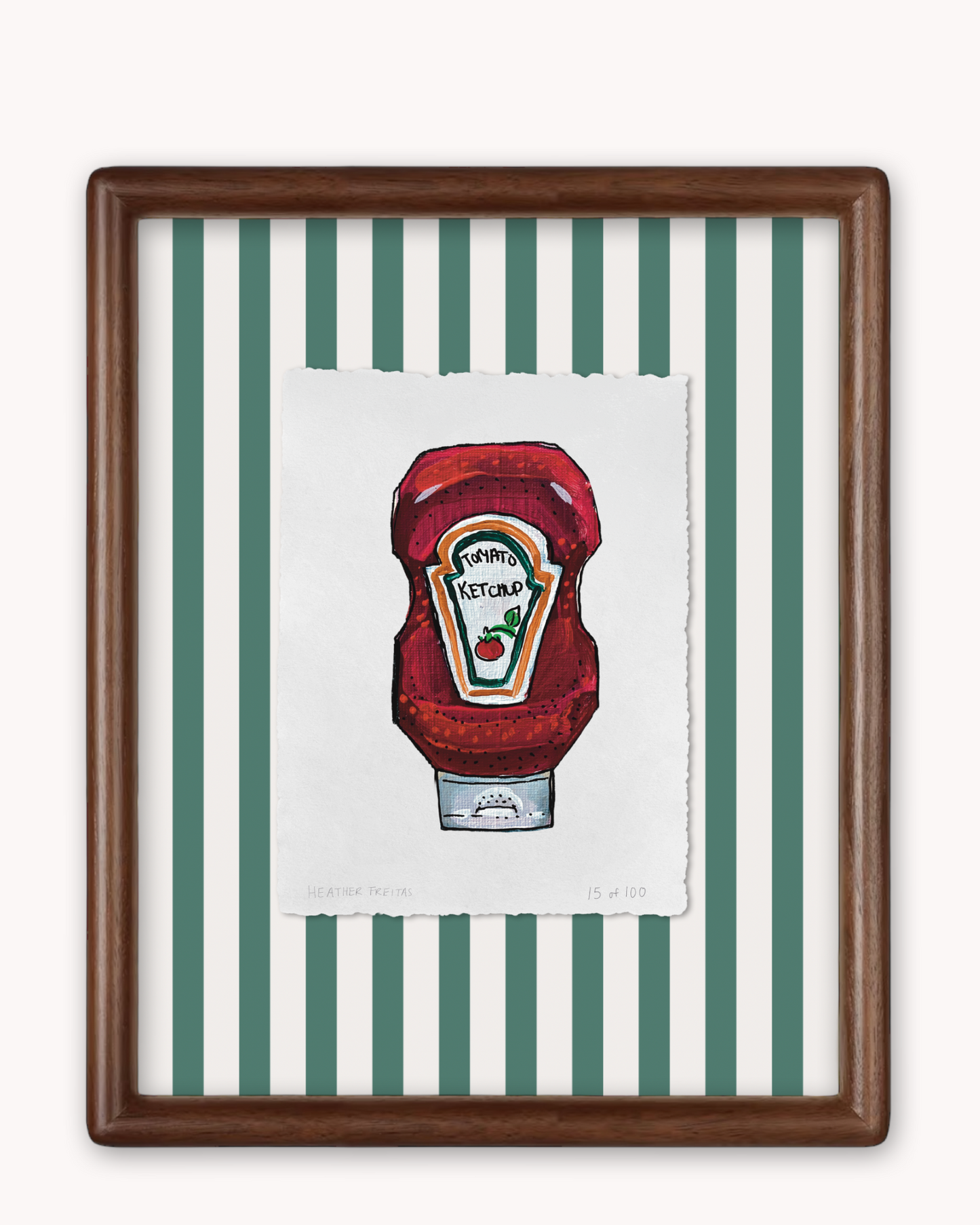 Ketchup Limited Edition Framed Print