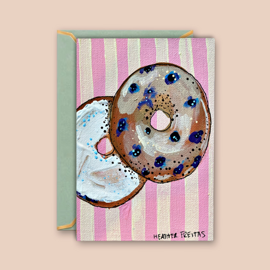 Bagel - Greeting Card / Fine Art Print