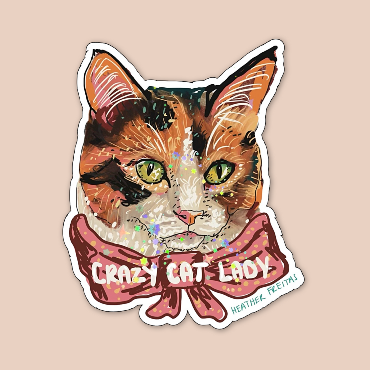 Crazy Cat Lady Sticker