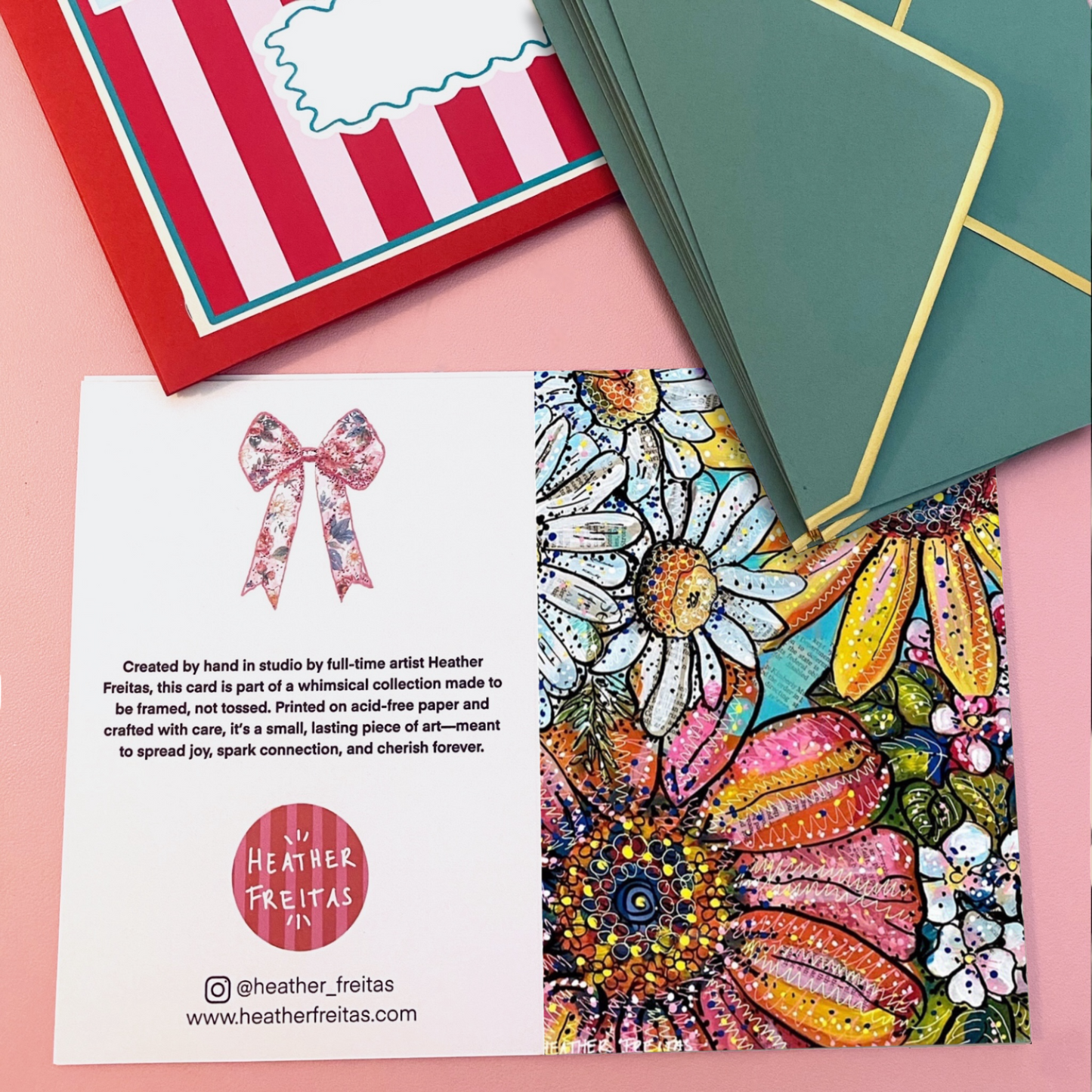 Flower Power - Greeting Card / Fine Art Print