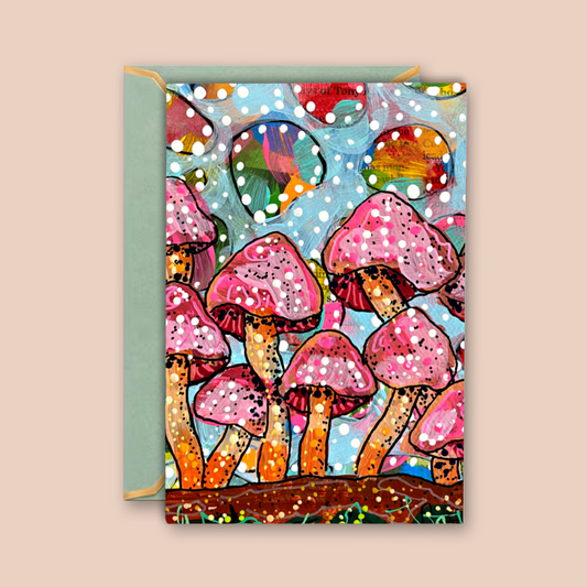 Cotton Candy Caps - Greeting Card / Fine Art Print