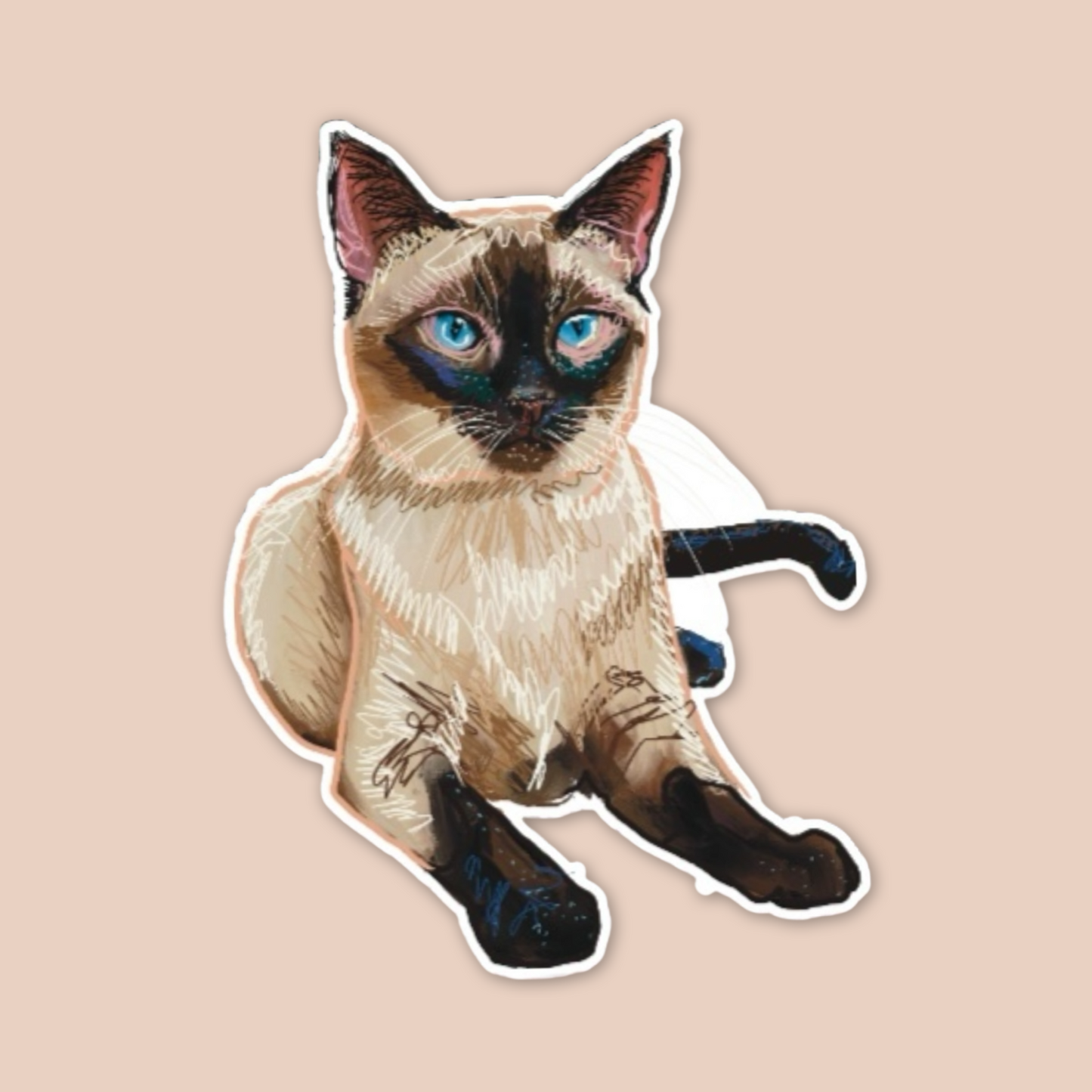 Siamese Sticker