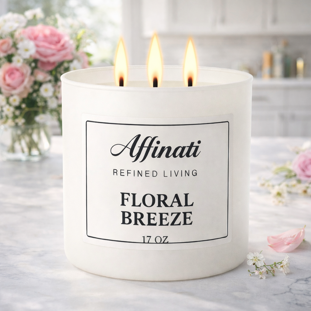 3-Wick Floral Breeze Candle