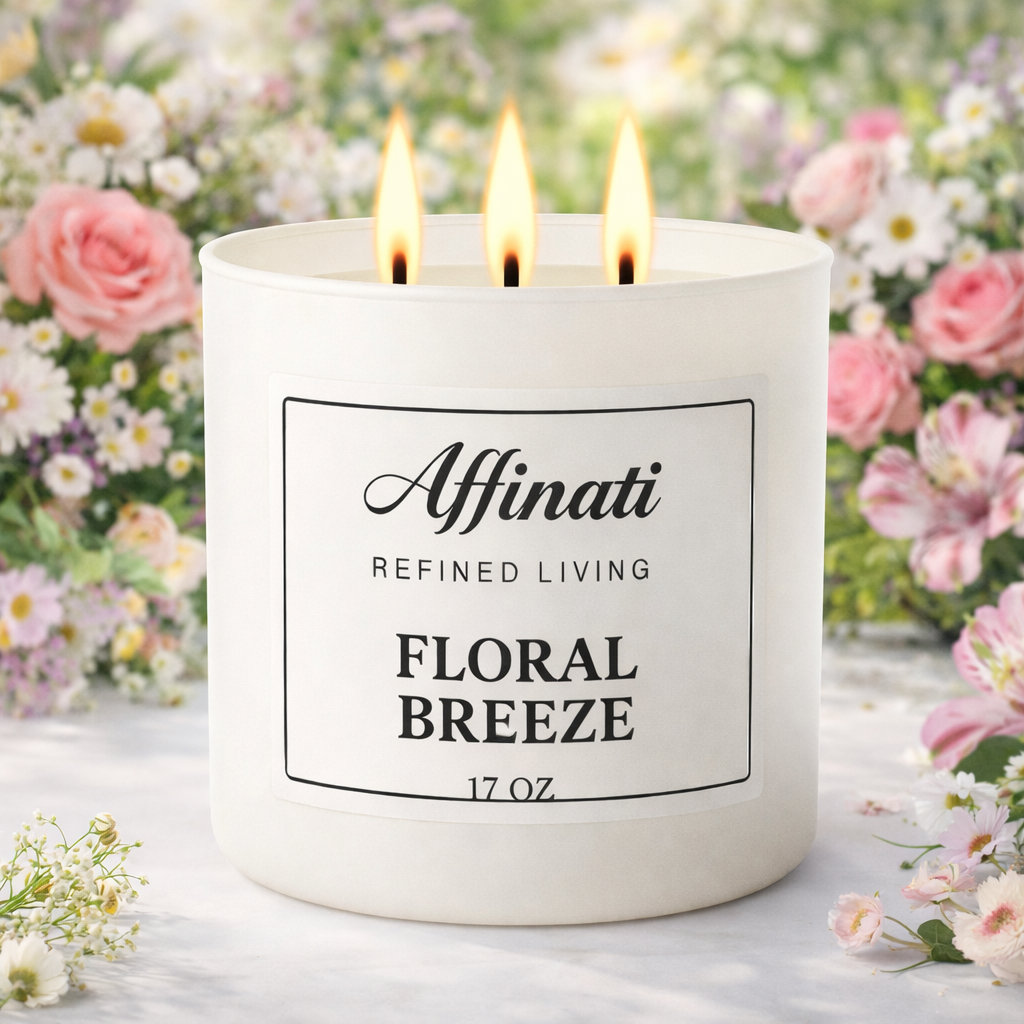3-Wick Floral Breeze Candle