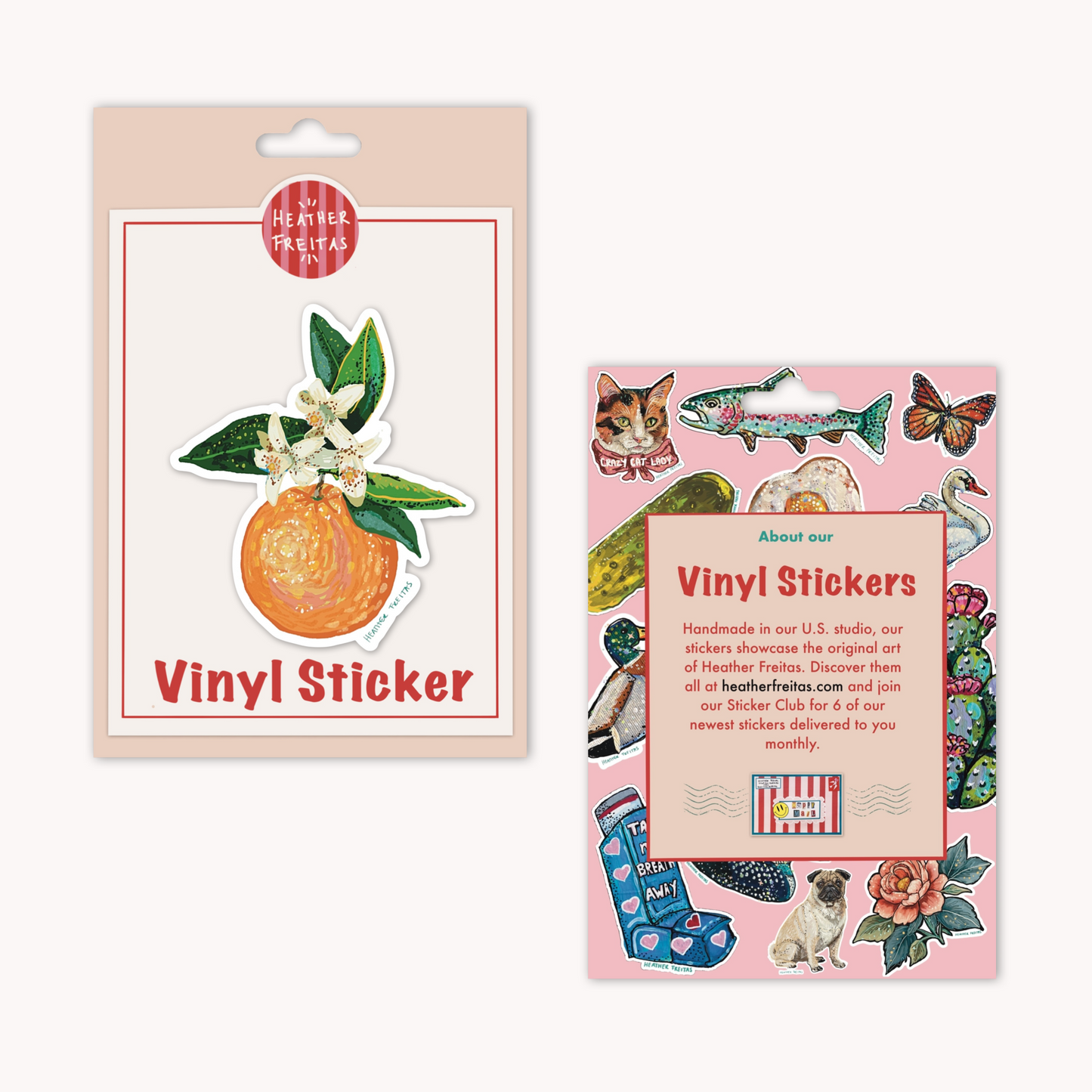 Orange Sticker