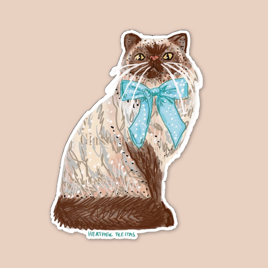 Seal Point Persain Cat Sticker