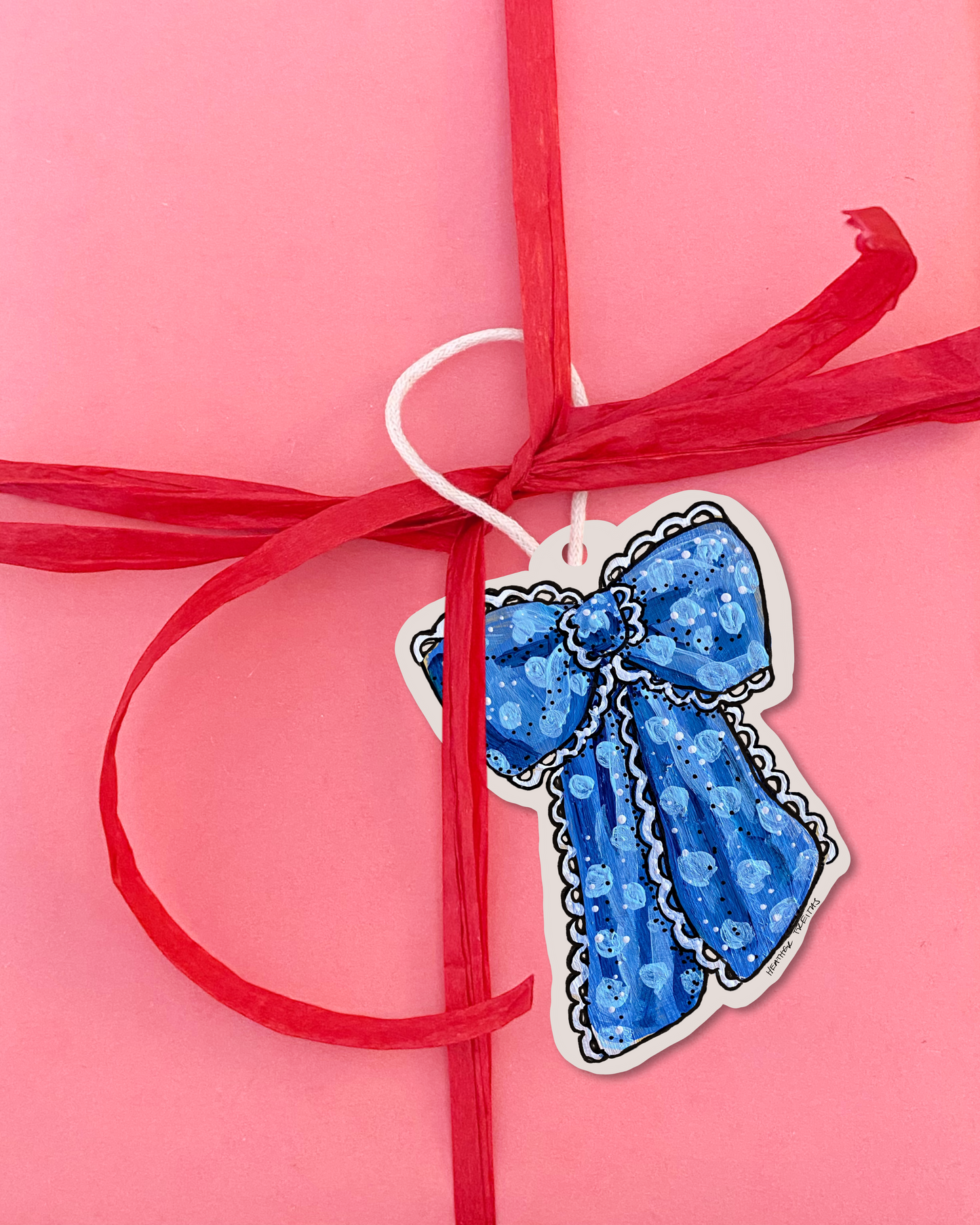 Ribbon Gift Tags ( 12 pack )