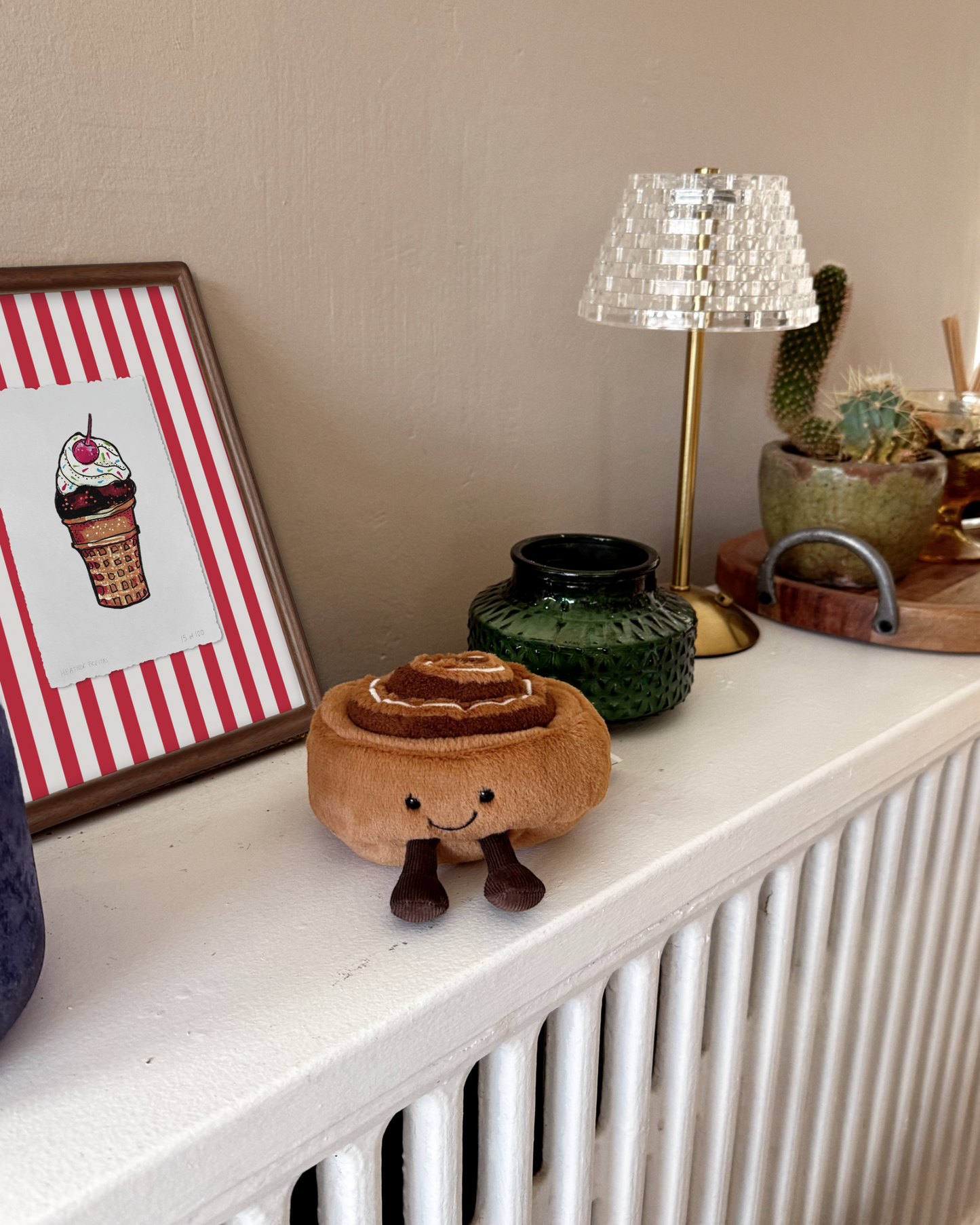 Chocolate Ice cream Cone Limited Edition Framed Print