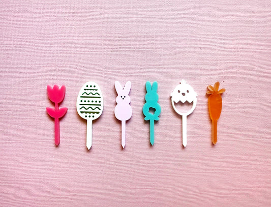 Easter MINI Food Pick Set