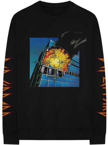 Def Leppard Pyromania Black Unisex Long Sleeve T-shirt Large [T-Shirt]