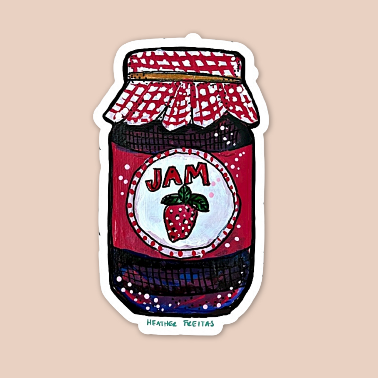 Strawberry Jam Sticker