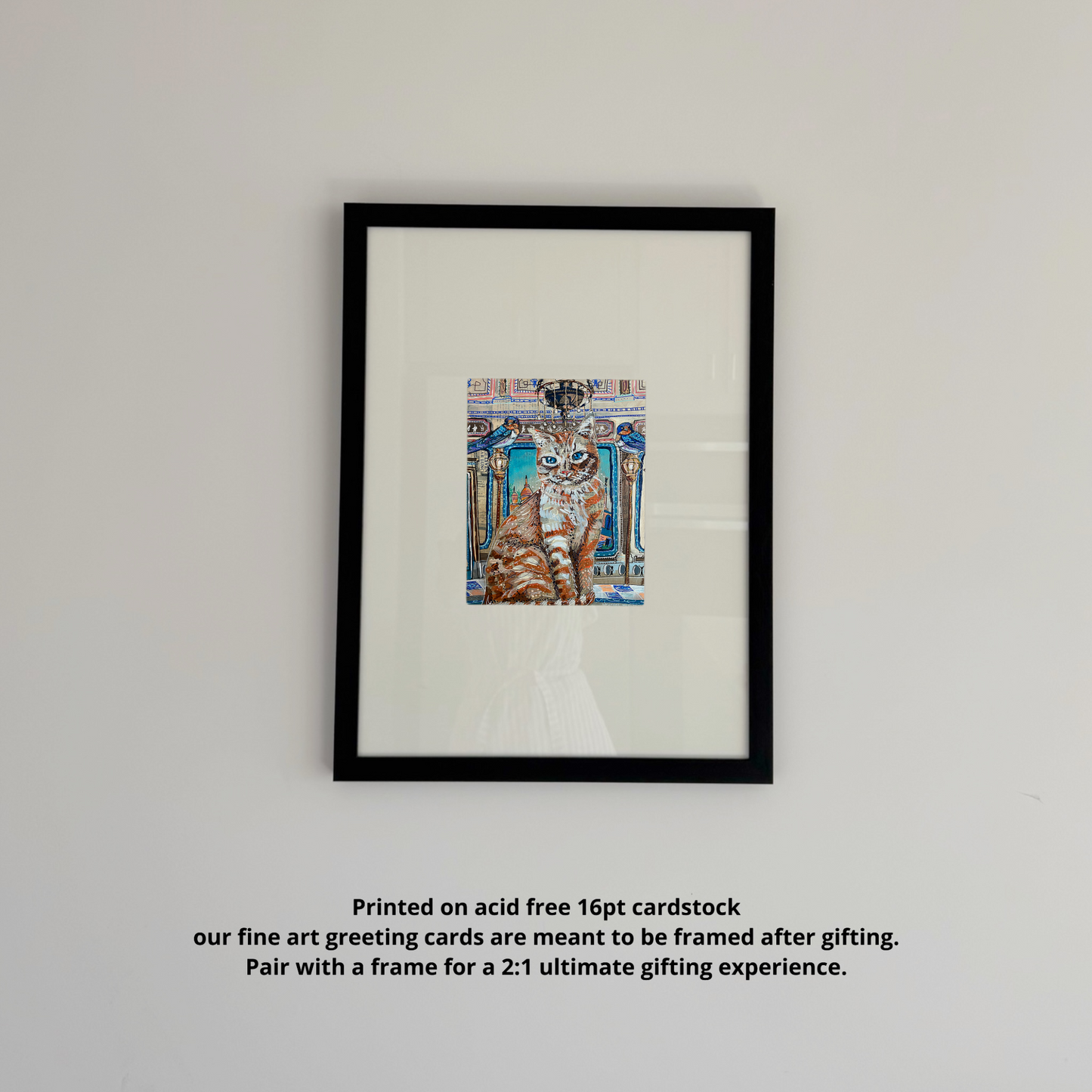Royal Castle Cat - Greeting Card / Fine Art Print