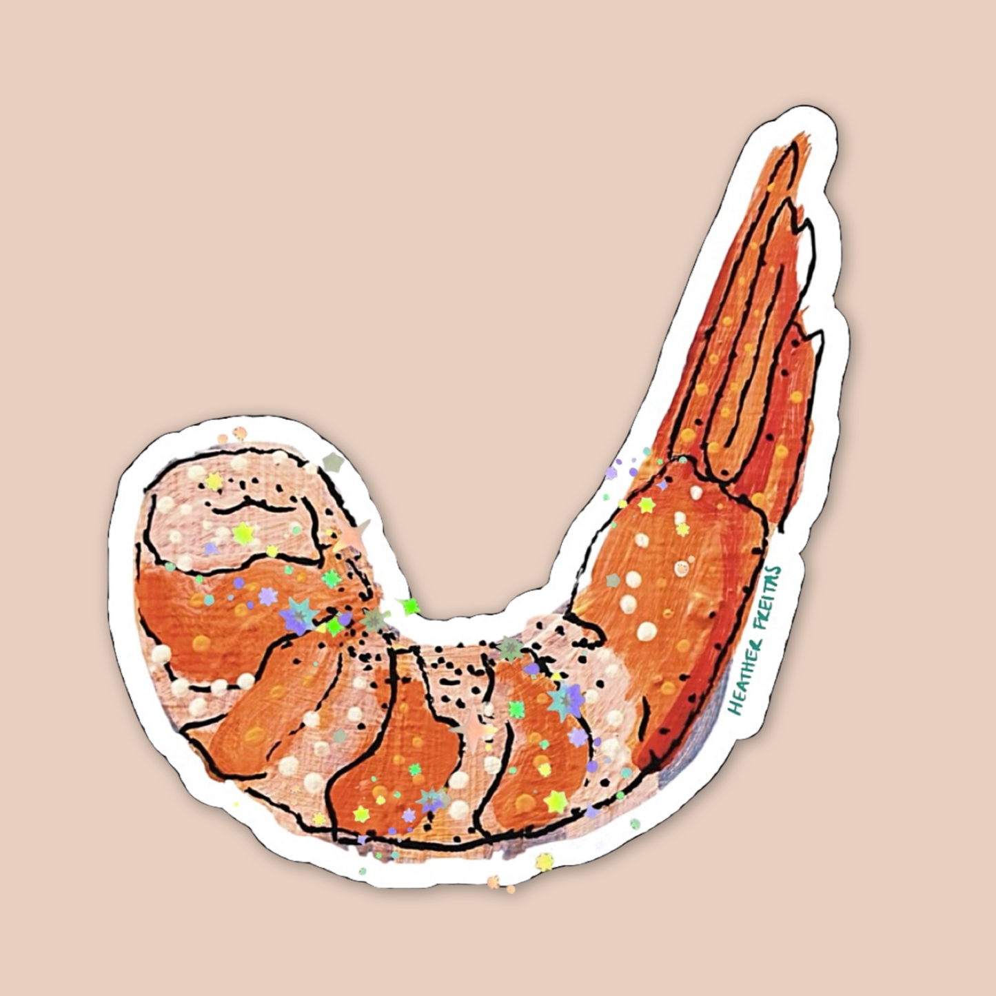 Shrimp Sticker