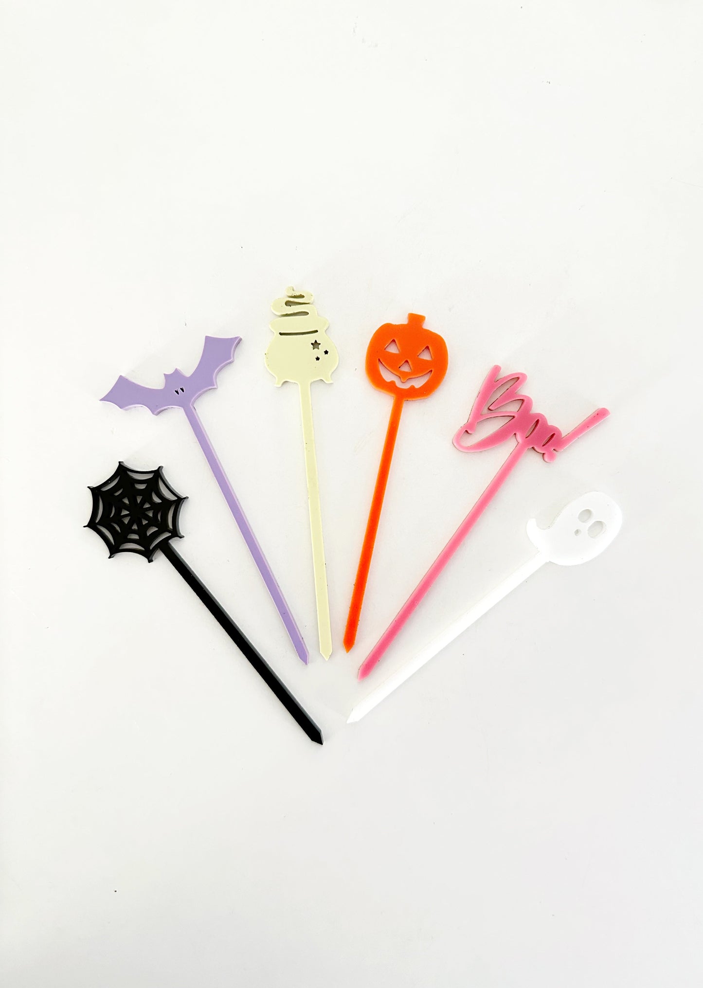 Halloween Food Pick/Skewer Set - Brights