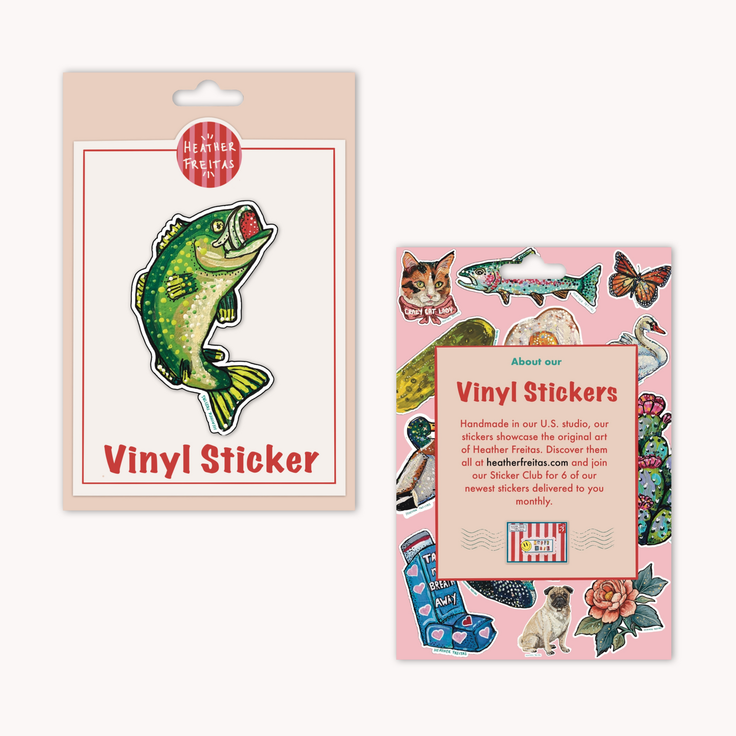 Bass Fish Sticker