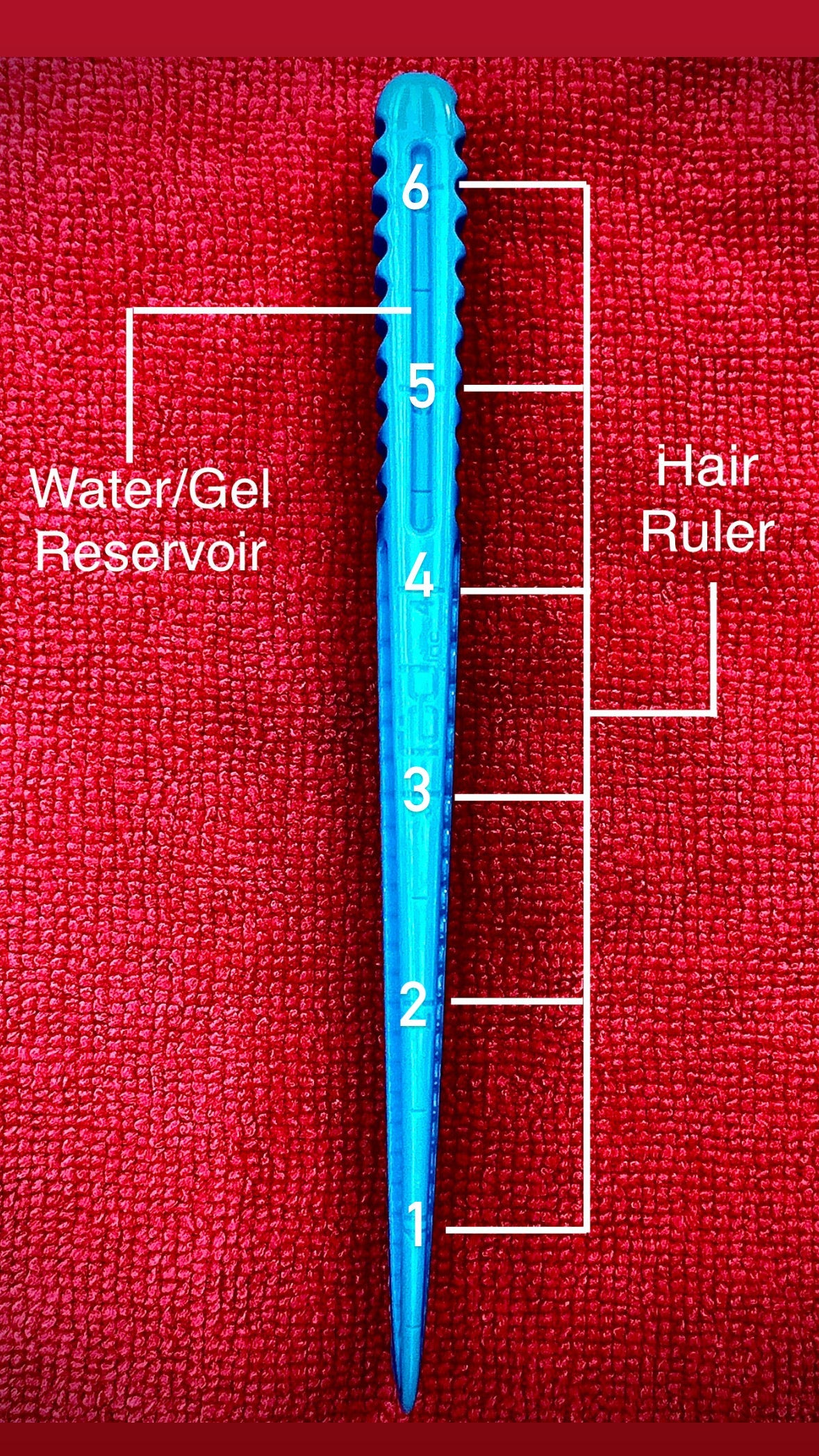 Fādincomb Blue/ Black & Red