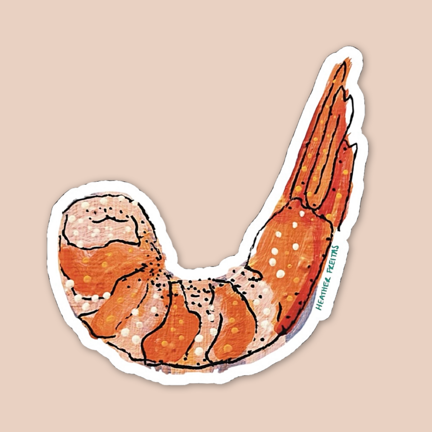Shrimp Sticker