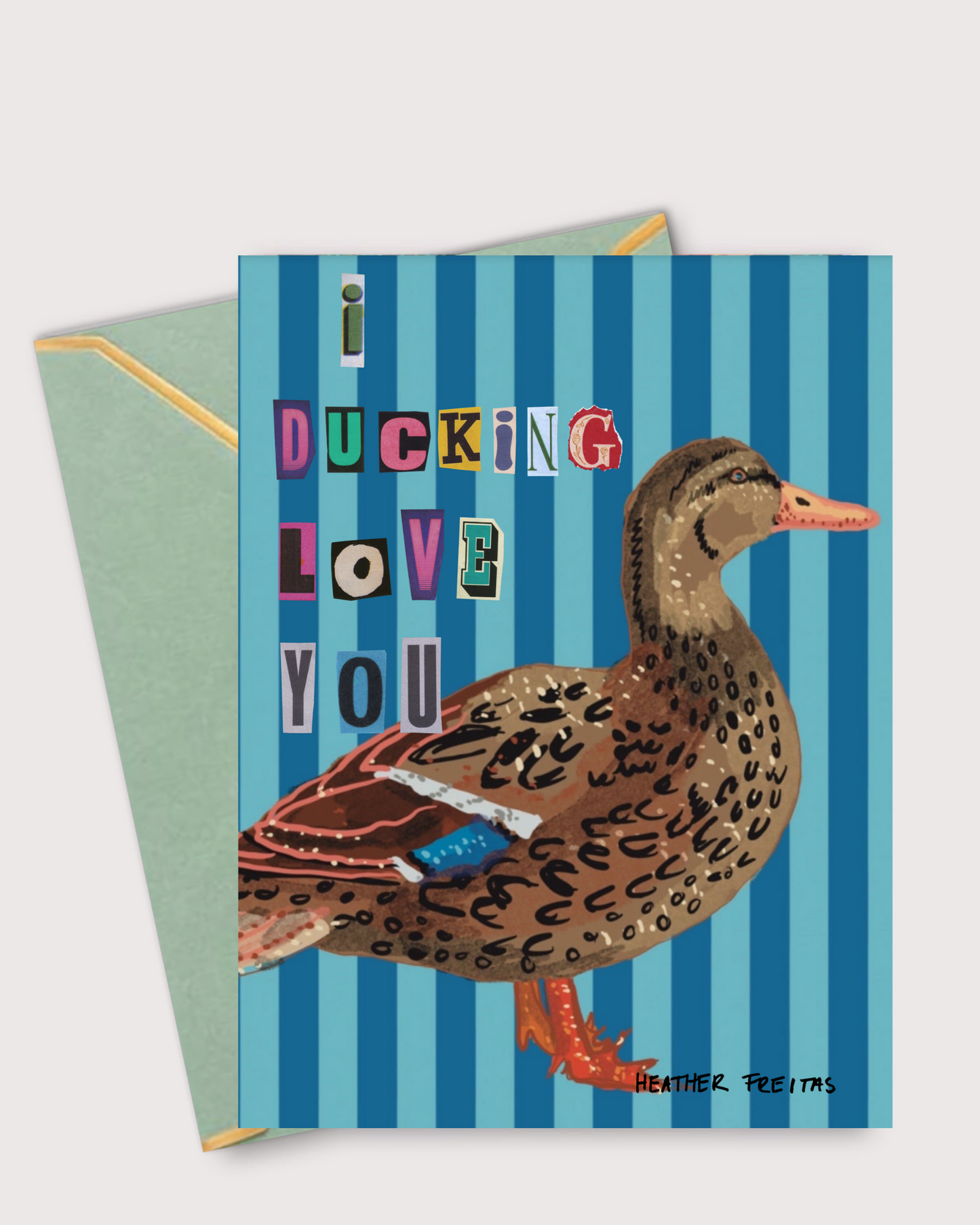 Lady Duck - LE Greeting Card